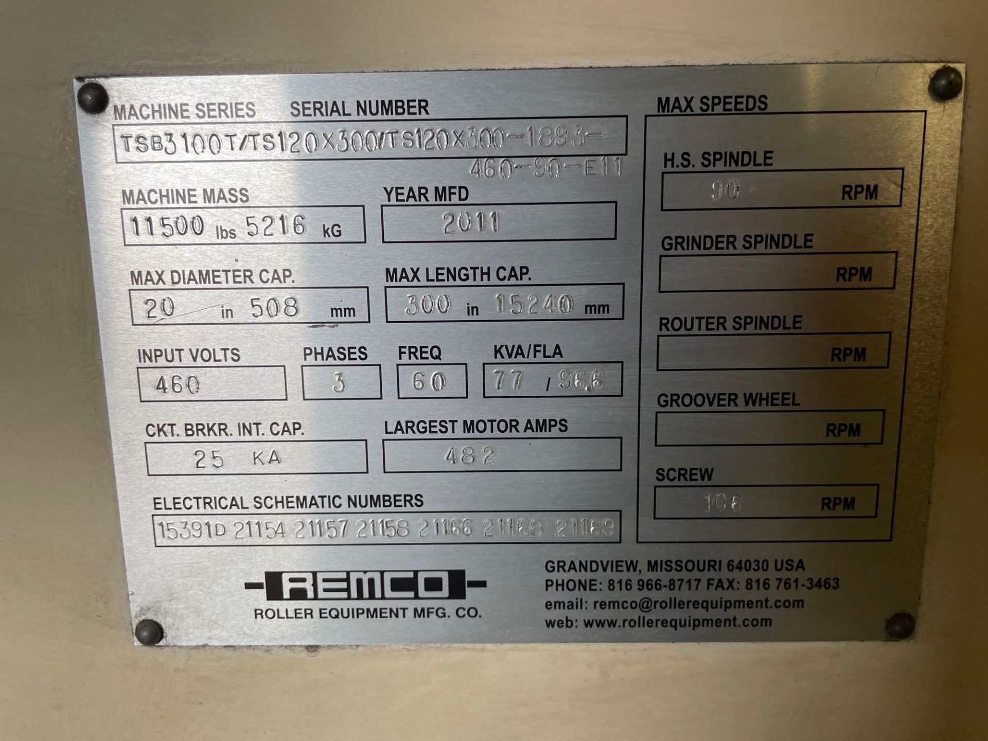 Remco TSB 3100T Thermoset Strip Builder - Image 23 of 23