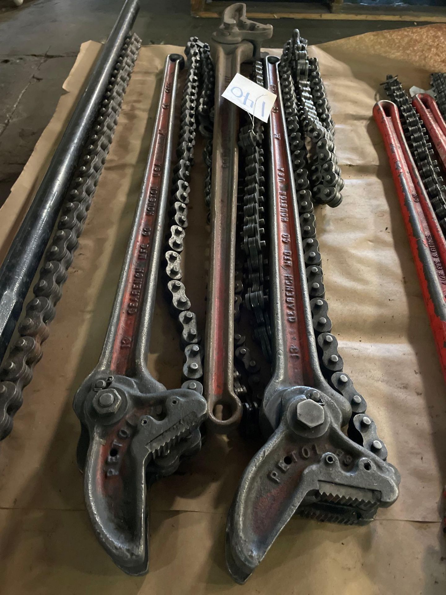 Lot of 3: Petol Chain Tongs Max. Capacity 1 3/4" - 6" - Image 5 of 9