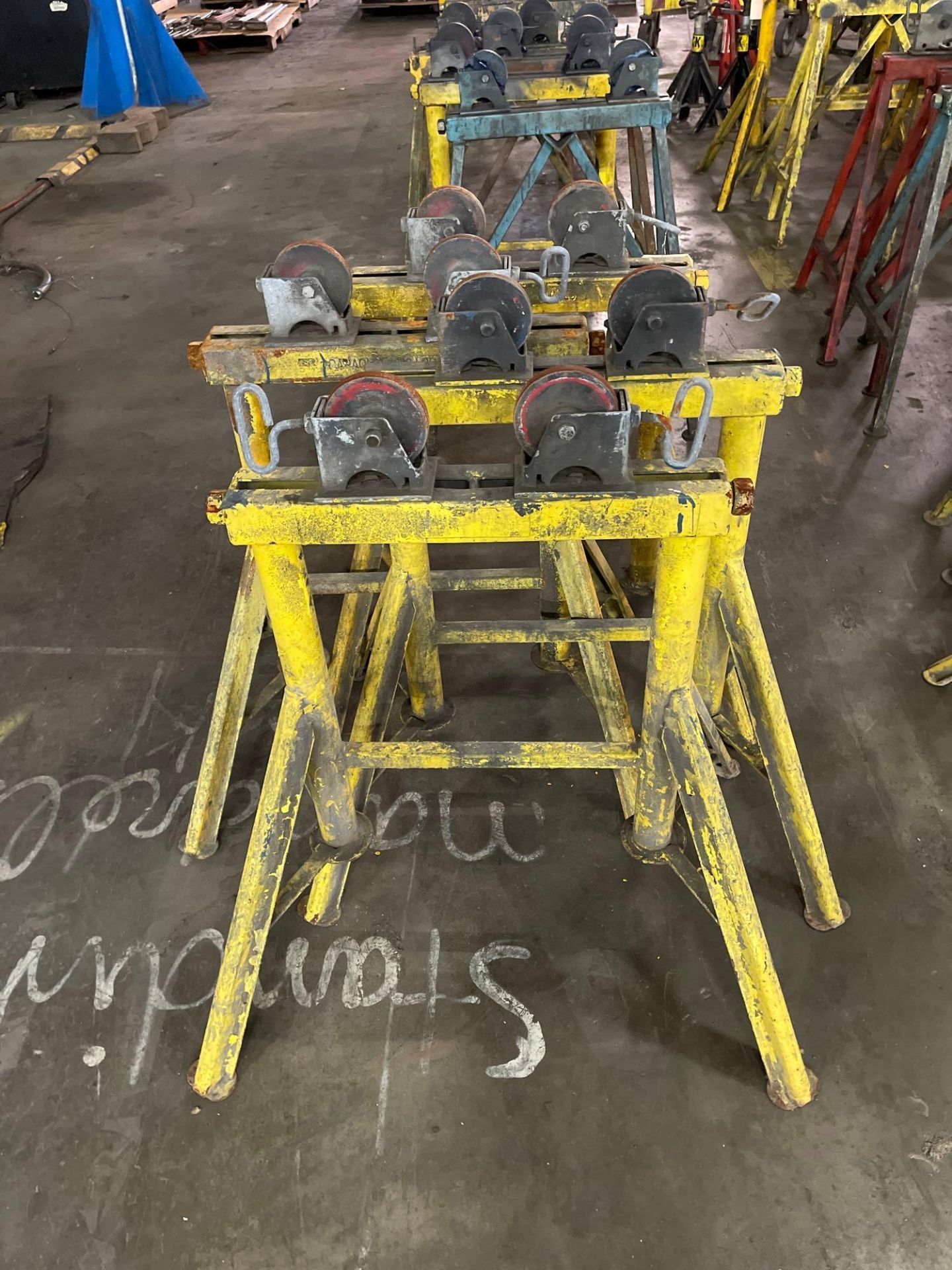 Lot of 4: Roller Stands, Max. Capacity 2,000 lbs. - Image 4 of 4