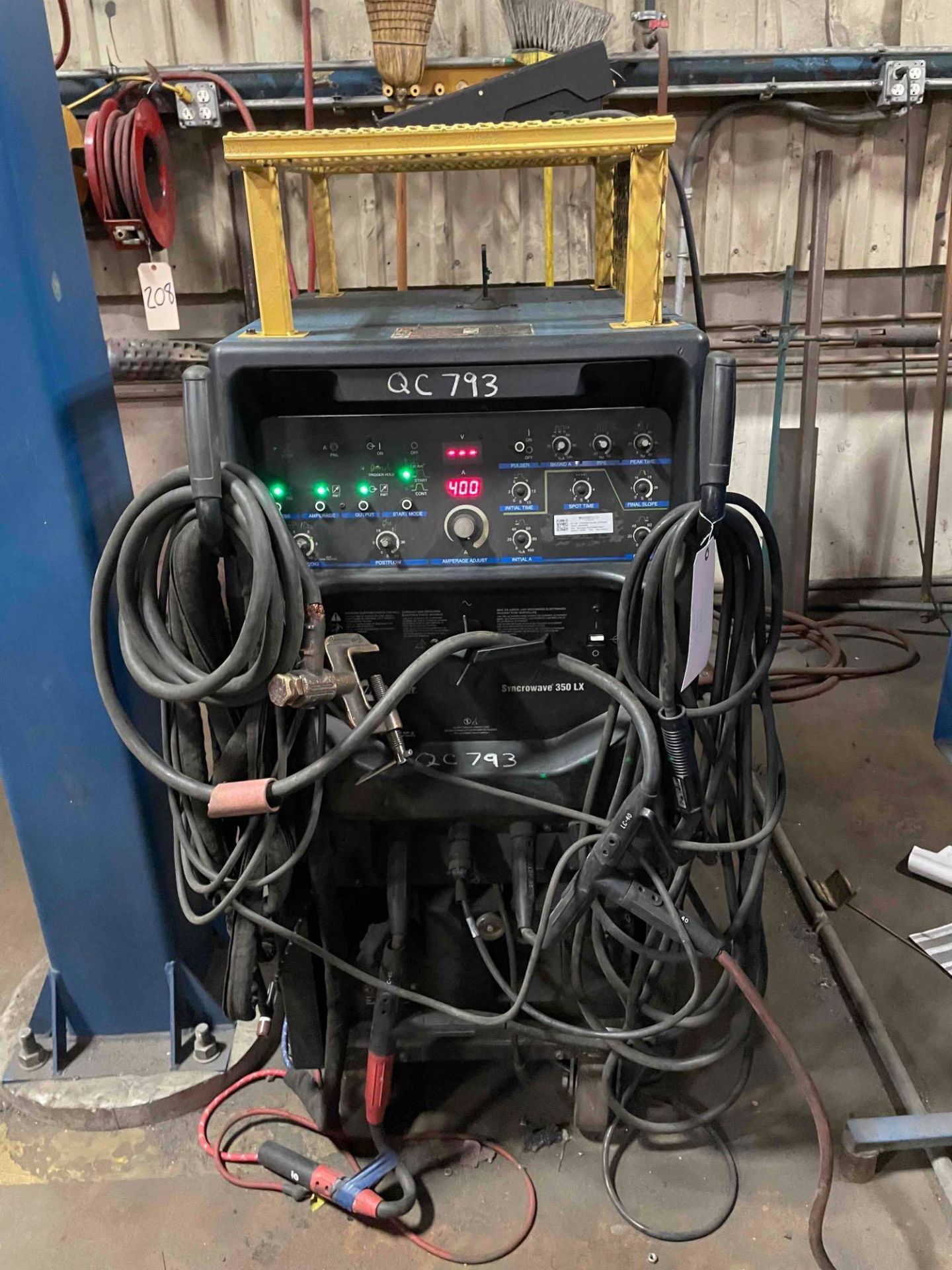 Miller Syncrowave 350 LX Welder on Casters, with Miller Coolmate 4 - Image 11 of 14