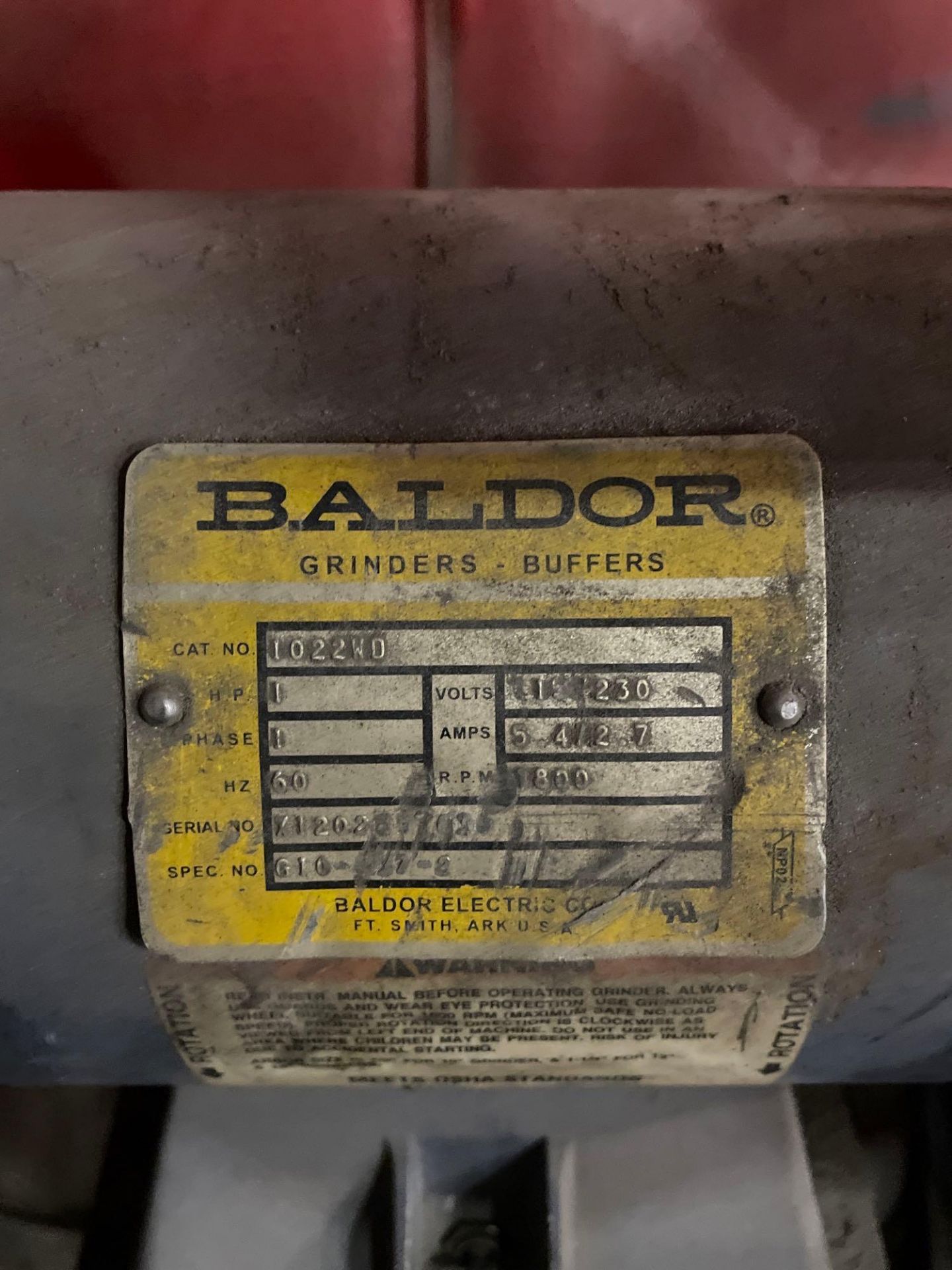 Baldor 4” Double End Grinder - Image 2 of 4