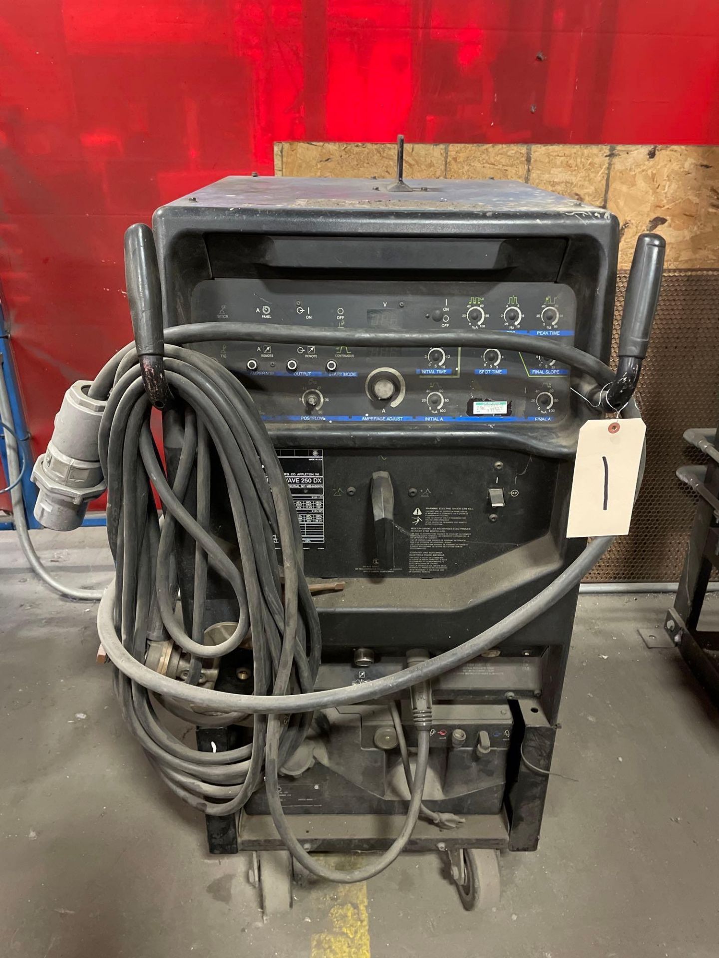 Miller Syncrowave 250 DX Welder on Casters