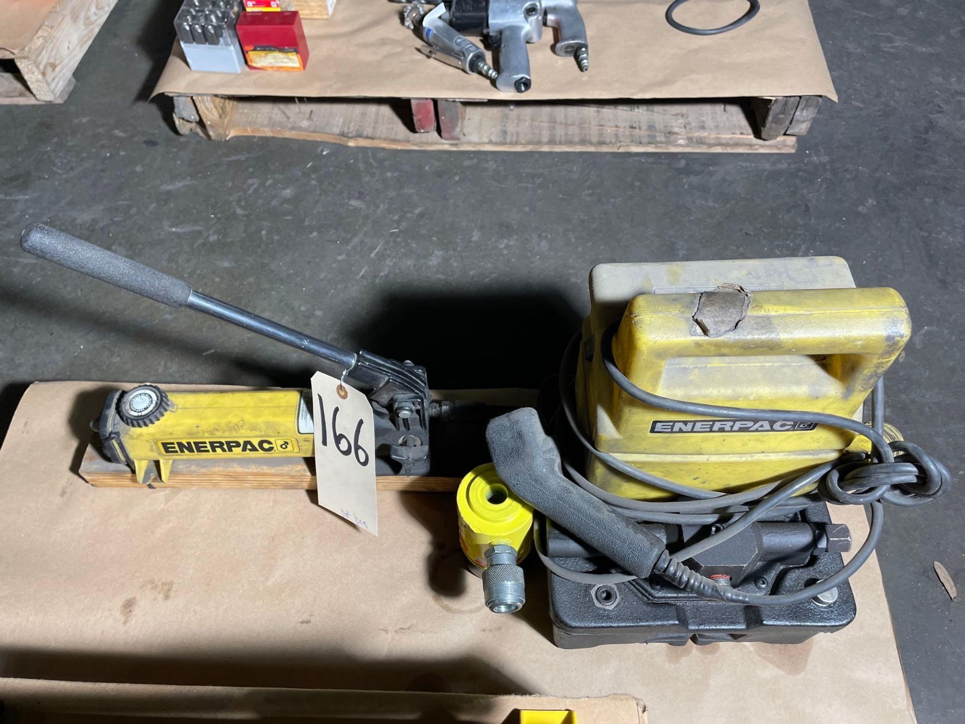 Lot of 2: Enerpac Pump Flow Model PUJ1200B, Enerpac Pump Hand