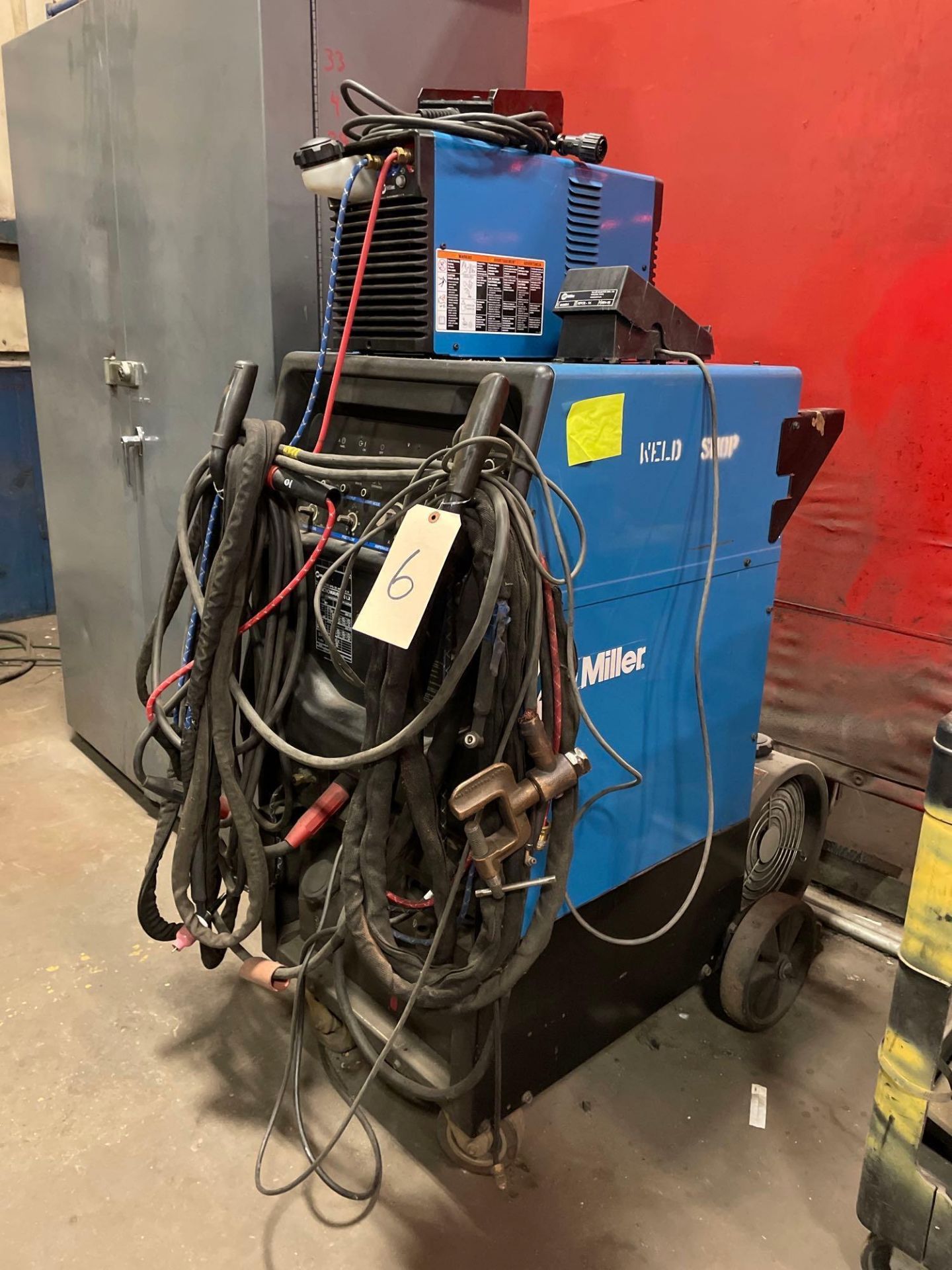 Miller Syncrowave 350 LX Welder, with Miller Coolmate 1.3, and Miller Coolmate 4 - Image 6 of 15