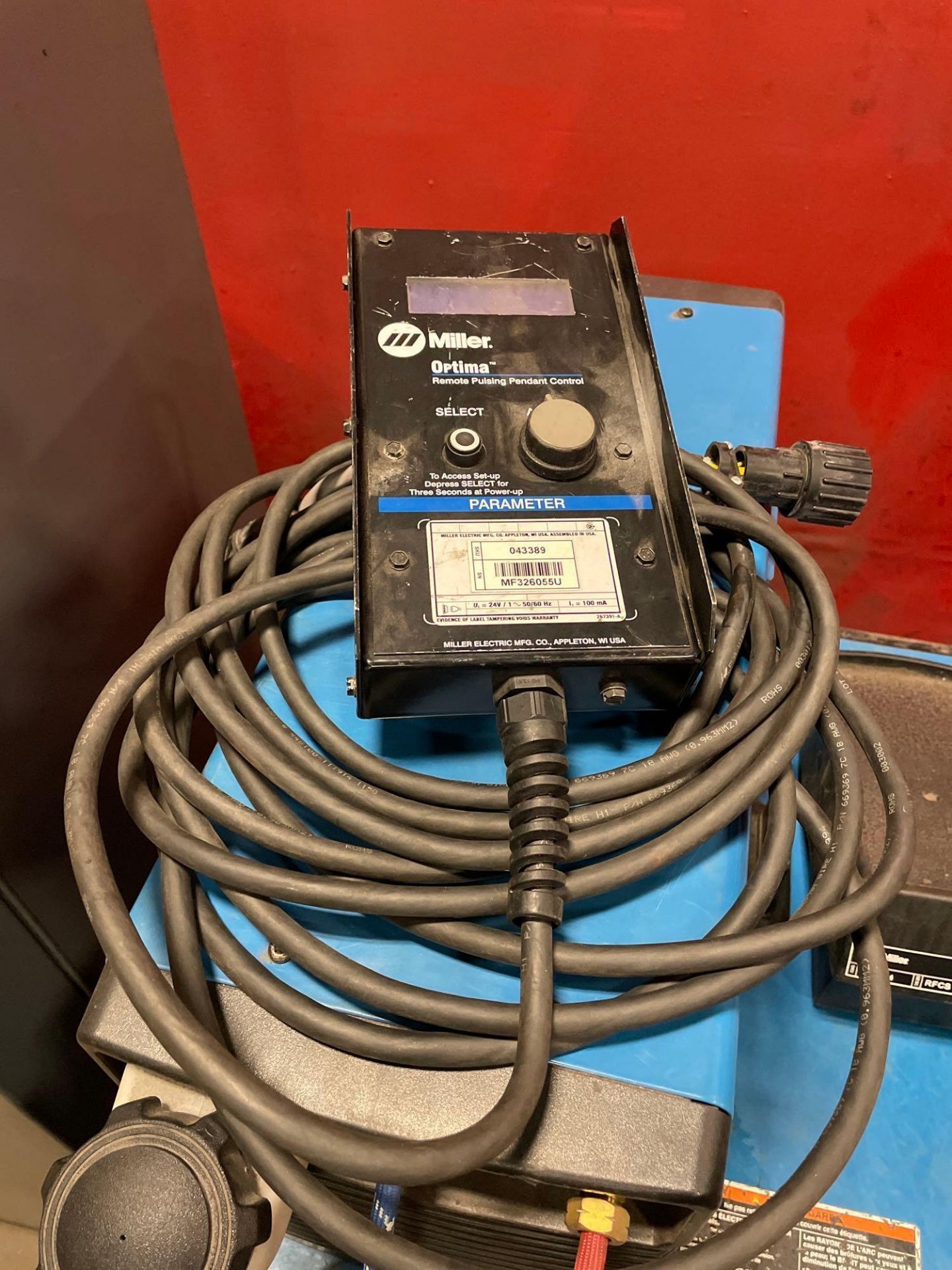 Miller Syncrowave 350 LX Welder, with Miller Coolmate 1.3, and Miller Coolmate 4 - Image 9 of 15