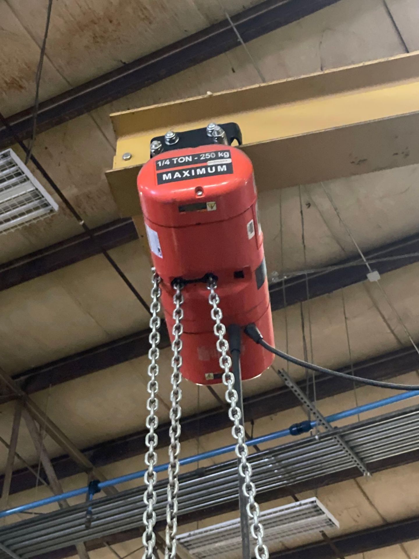 1/4 Ton Gorbel Jib Crane, 1/4 Ton Valustar Hoist, (A26) - Image 5 of 12