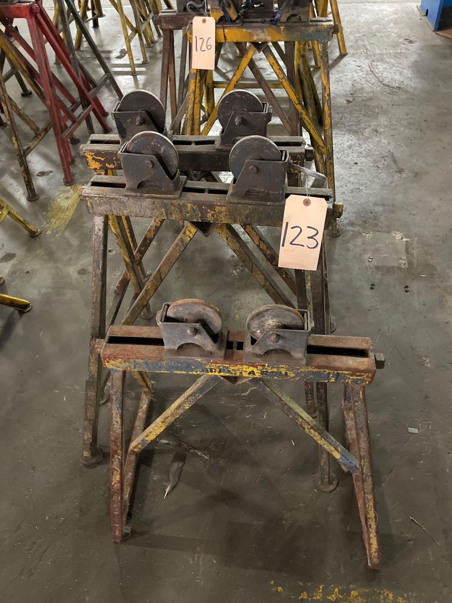 Lot of 3: Roller Stands, Max. Capacity 2,000 lbs. - Image 2 of 4