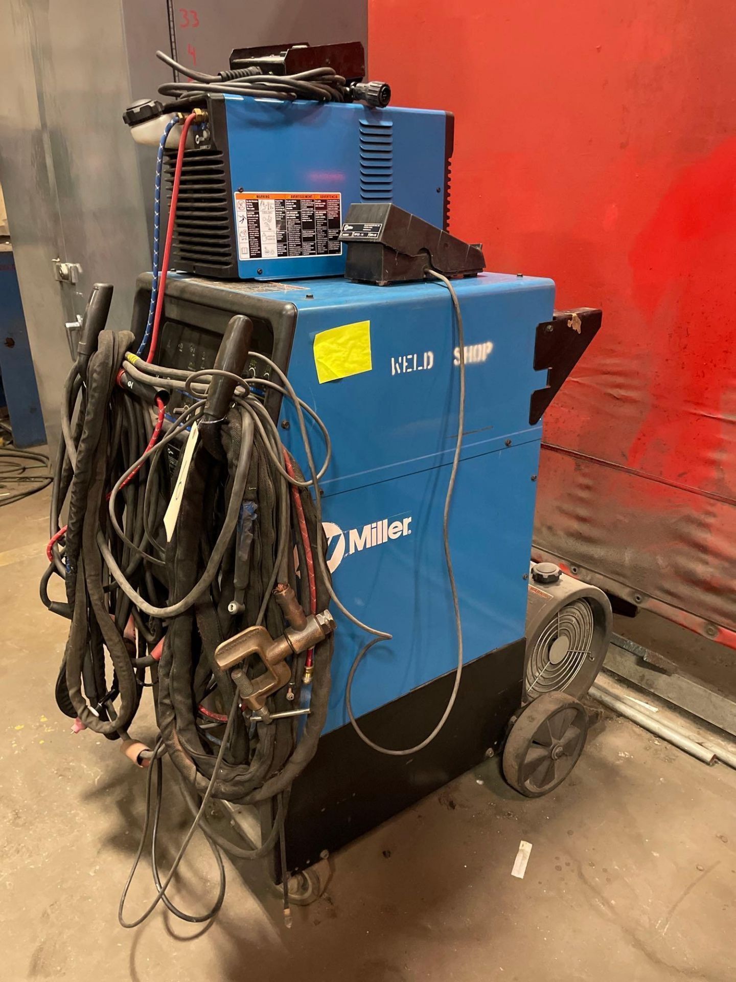 Miller Syncrowave 350 LX Welder, with Miller Coolmate 1.3, and Miller Coolmate 4 - Image 12 of 15