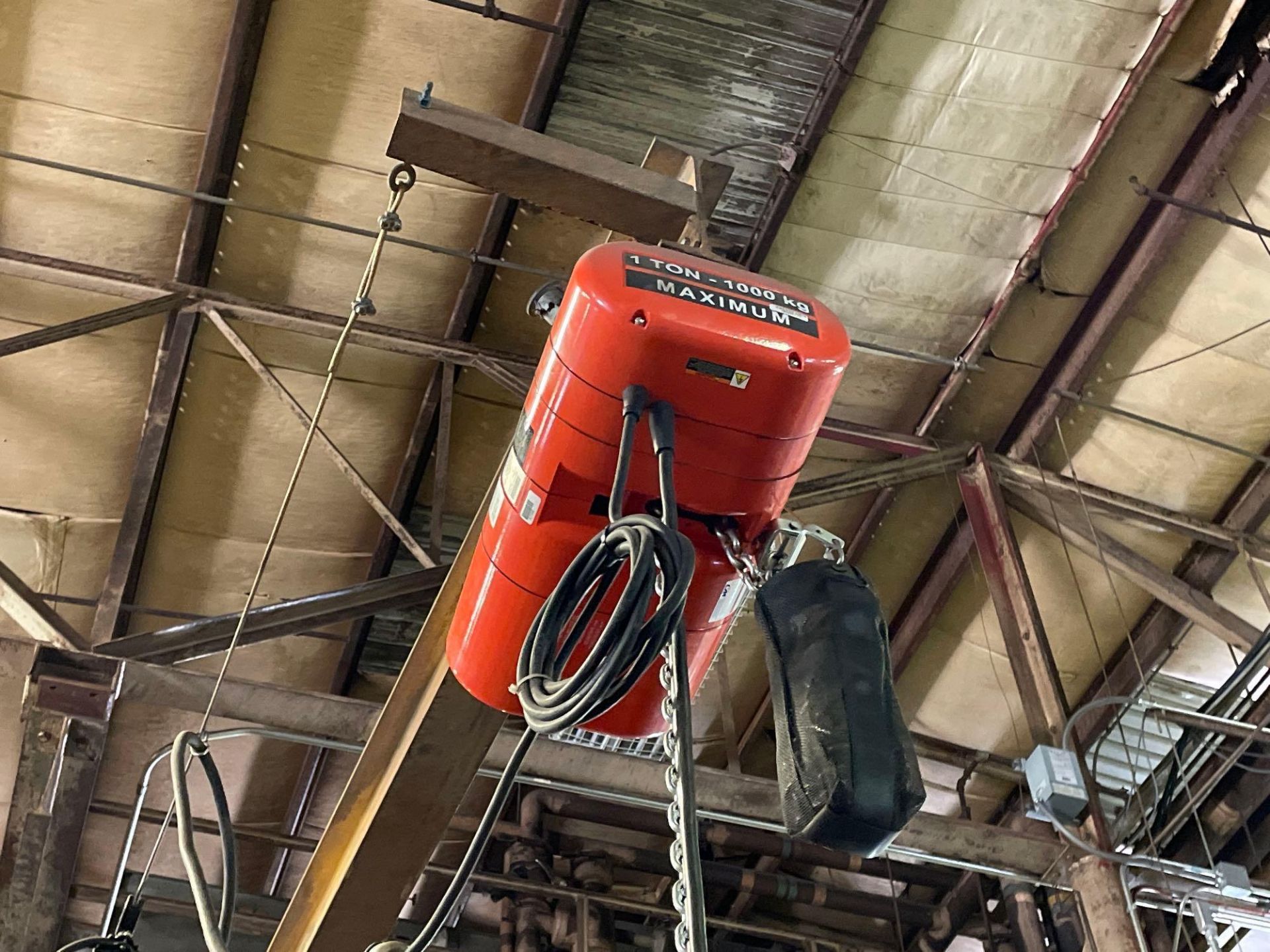 1 Ton Gorbel Jib Crane With Cm lodestar 1 Ton Hoist (A15) - Image 5 of 12