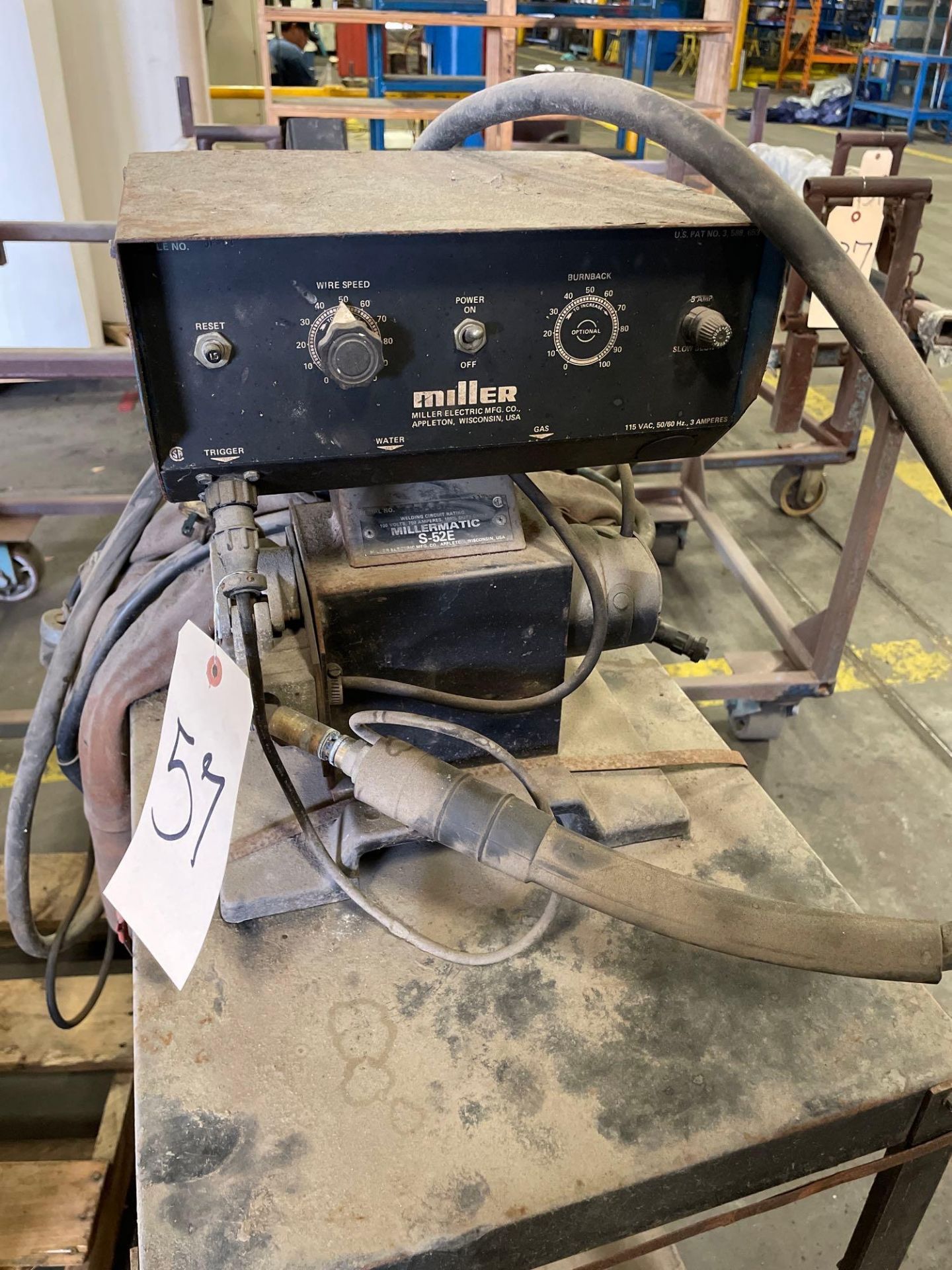 Miller Syncrowave 250 DX Welder on Casters - Image 10 of 14