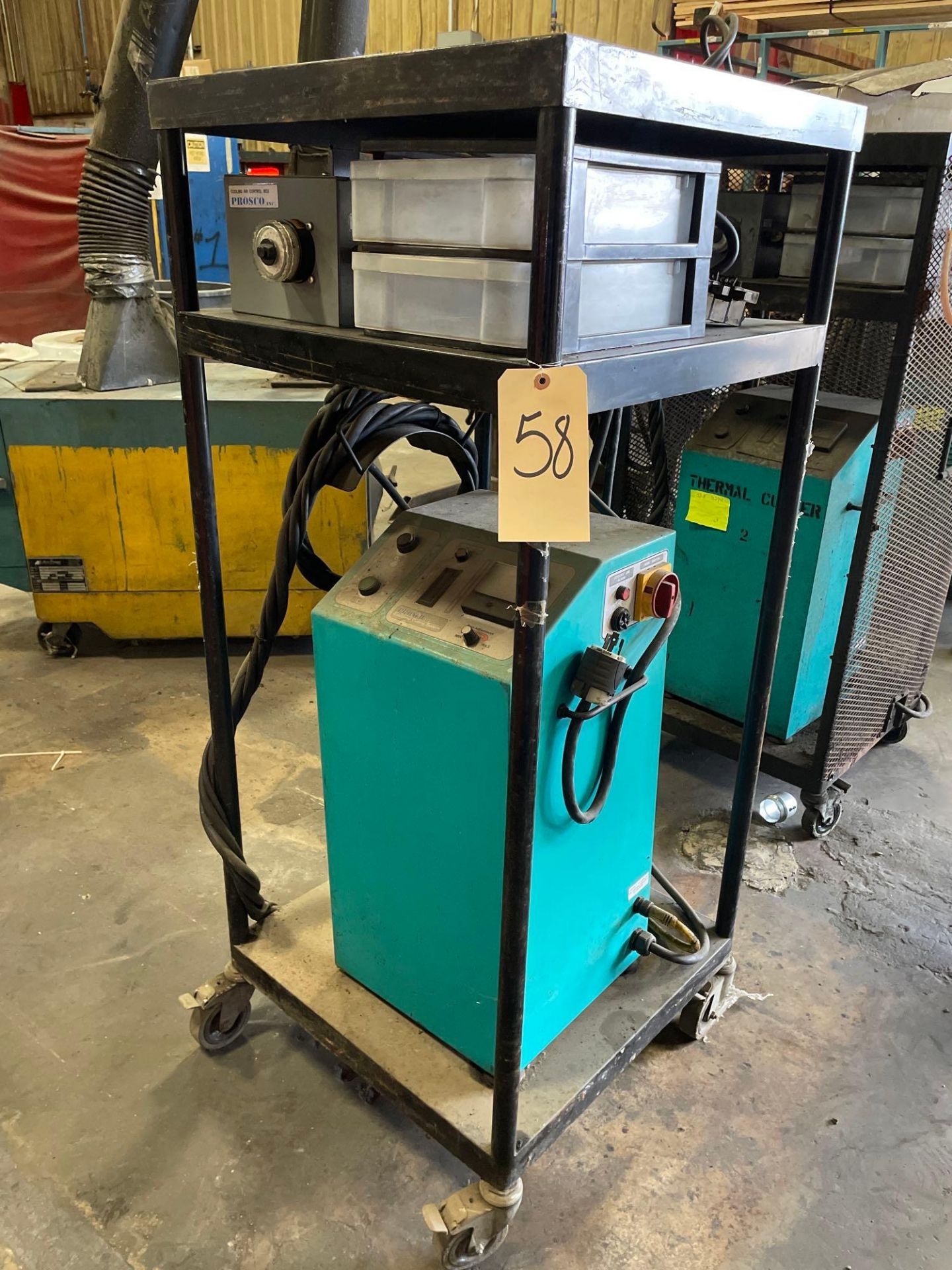 Prosco Inc. Elastomer Cutting System 200 with Cooling Air Control Box