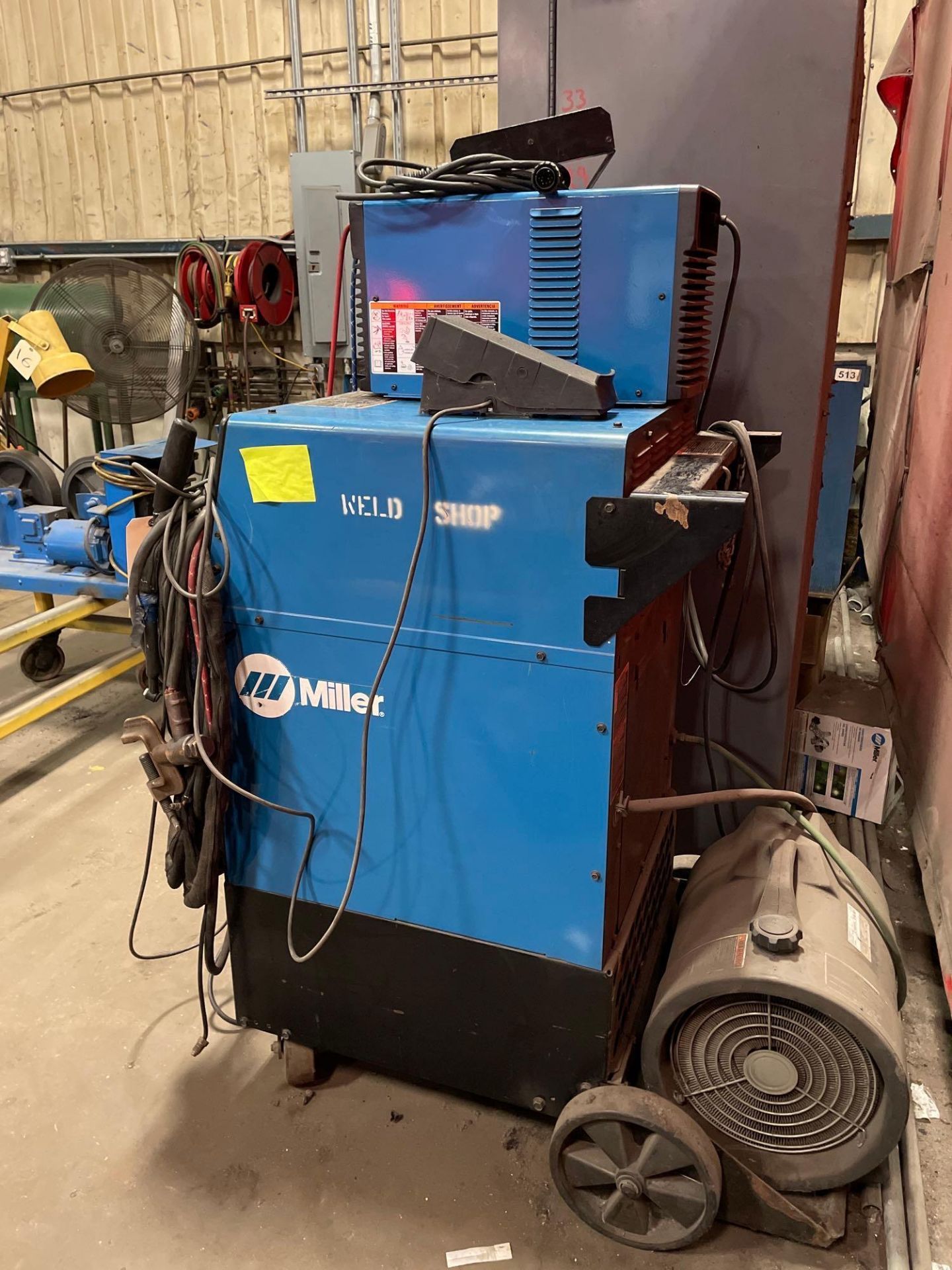 Miller Syncrowave 350 LX Welder, with Miller Coolmate 1.3, and Miller Coolmate 4 - Image 10 of 15