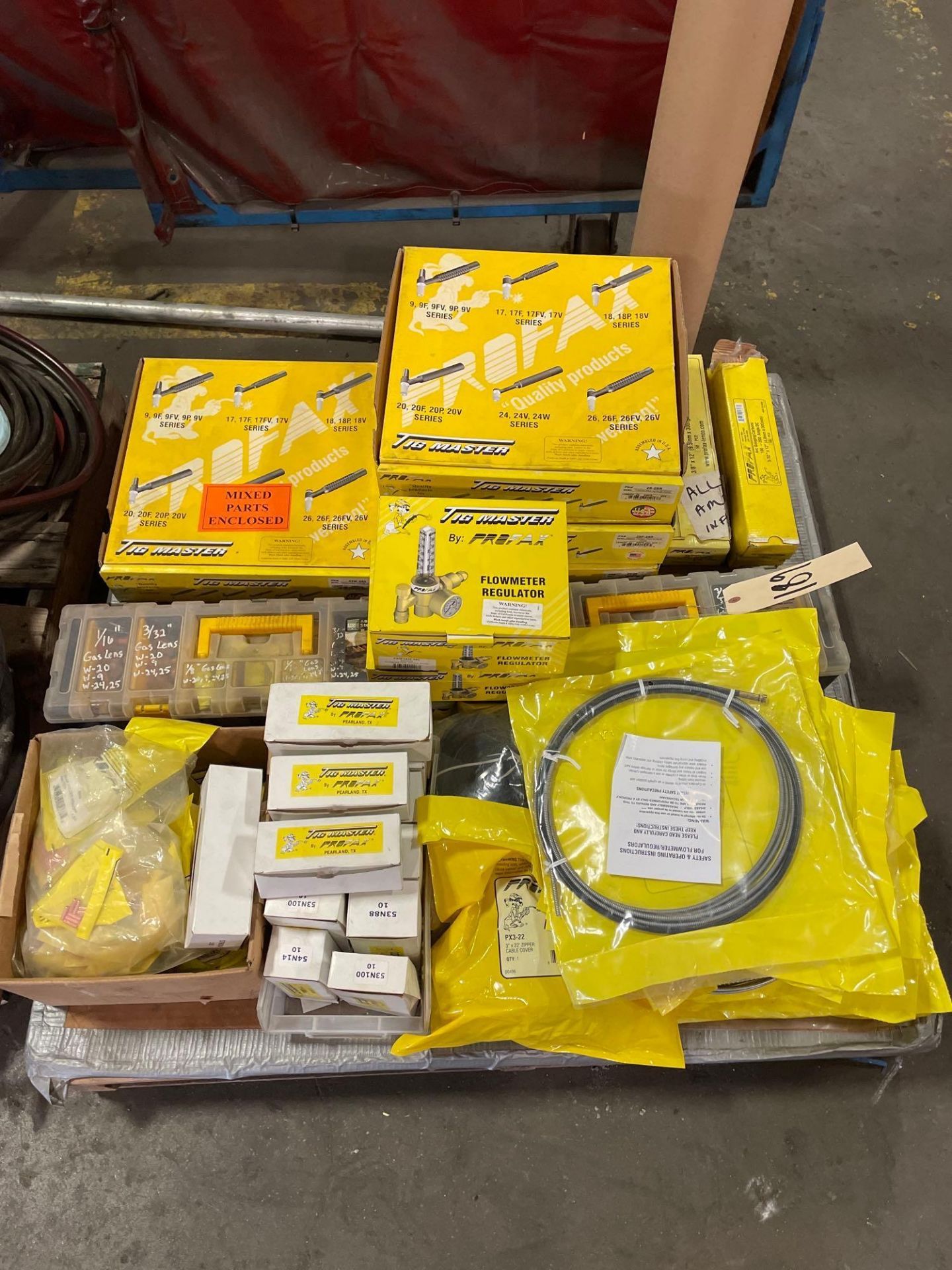 Pallet of New ProFax Equipment, Flowmaster Tips, Liner Wire, Tig Master Ceramic Nozzles - Image 16 of 16