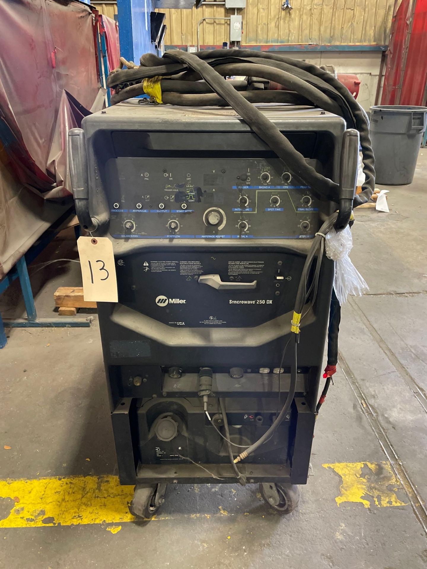 Miller Syncrowave 250 DX Welder on Casters