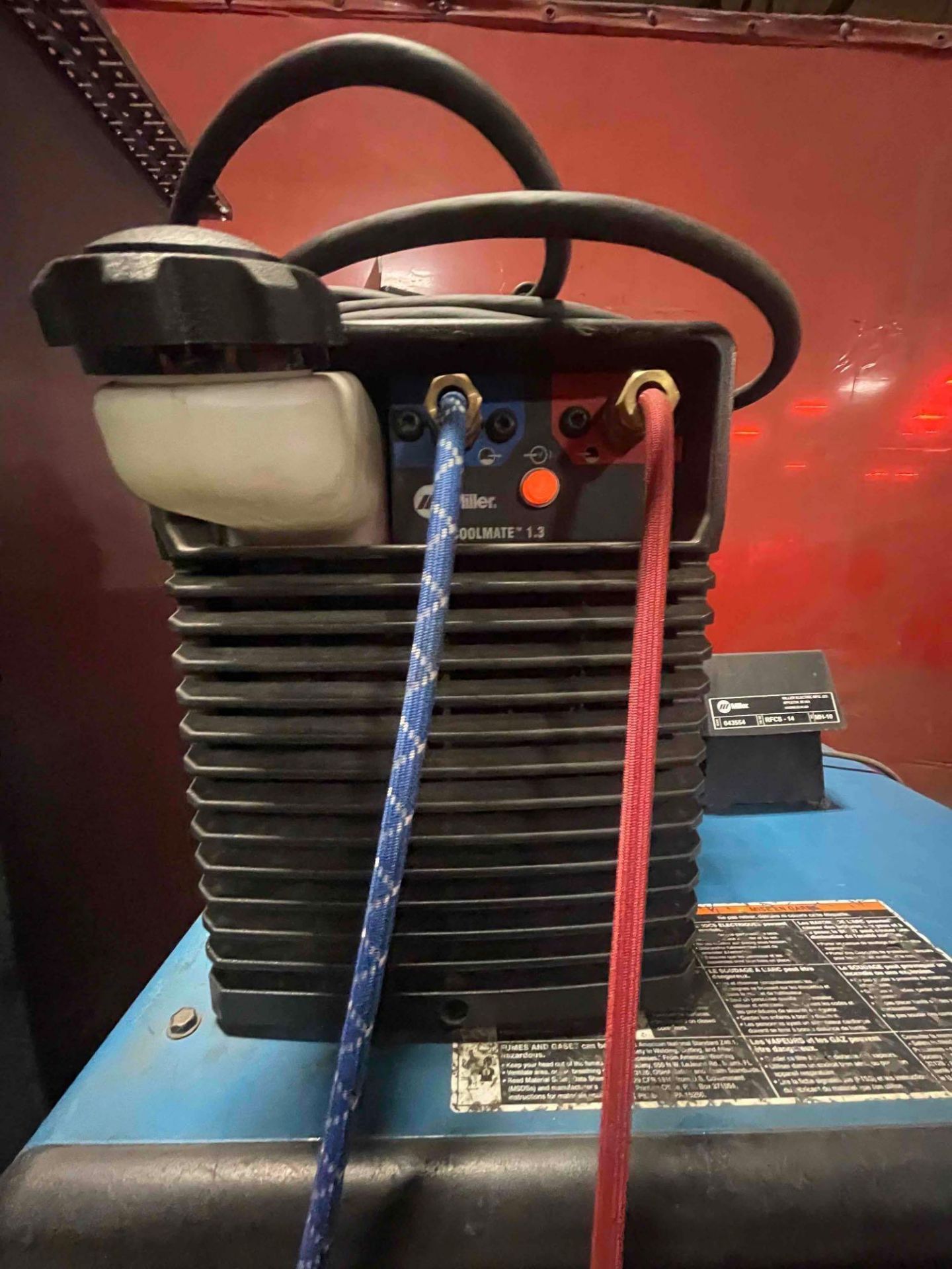 Miller Syncrowave 350 LX Welder, with Miller Coolmate 1.3, and Miller Coolmate 4 - Image 14 of 15