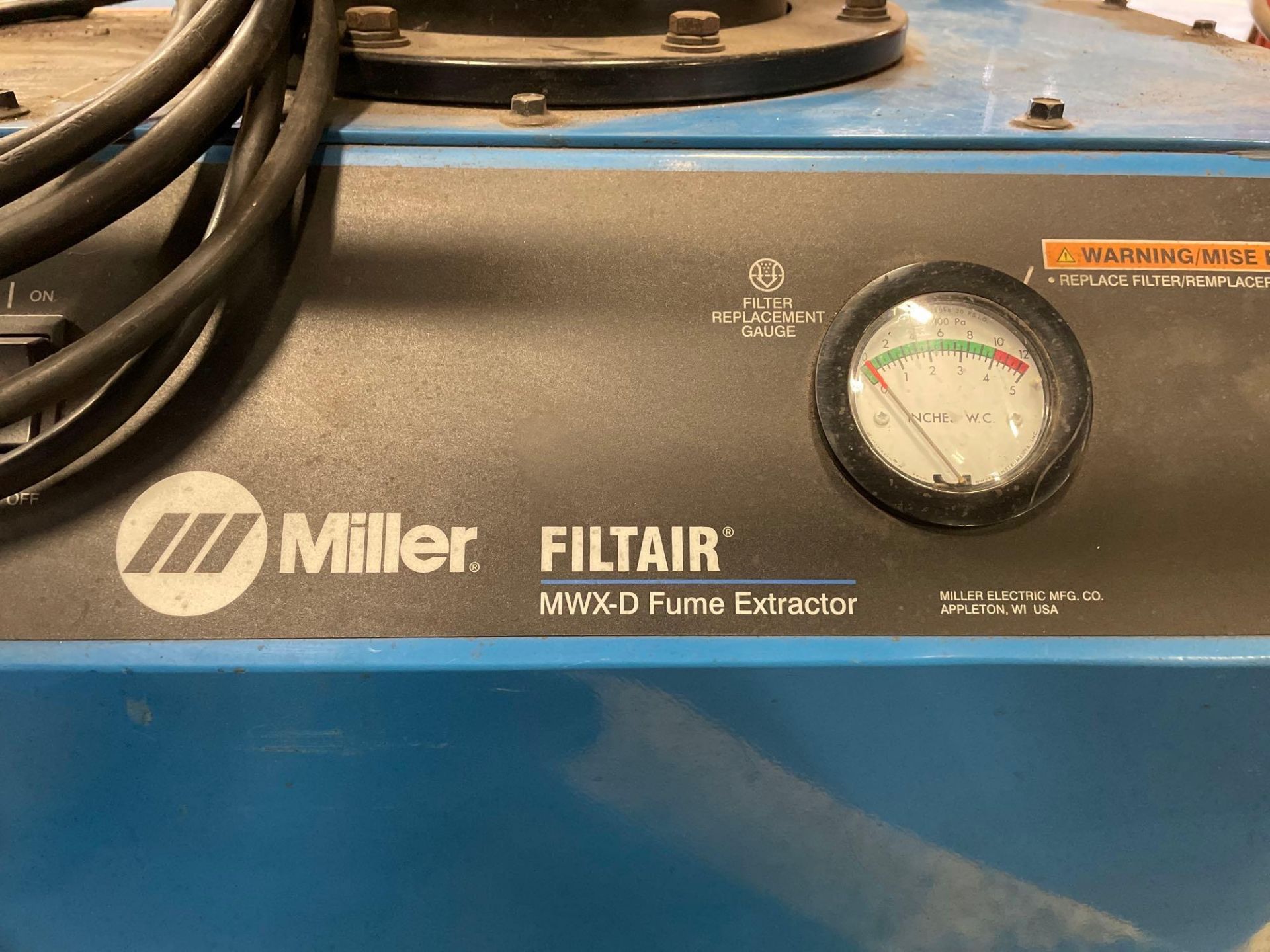 Miller Filtair MWX-D Fume Extractor on Casters - Image 3 of 10
