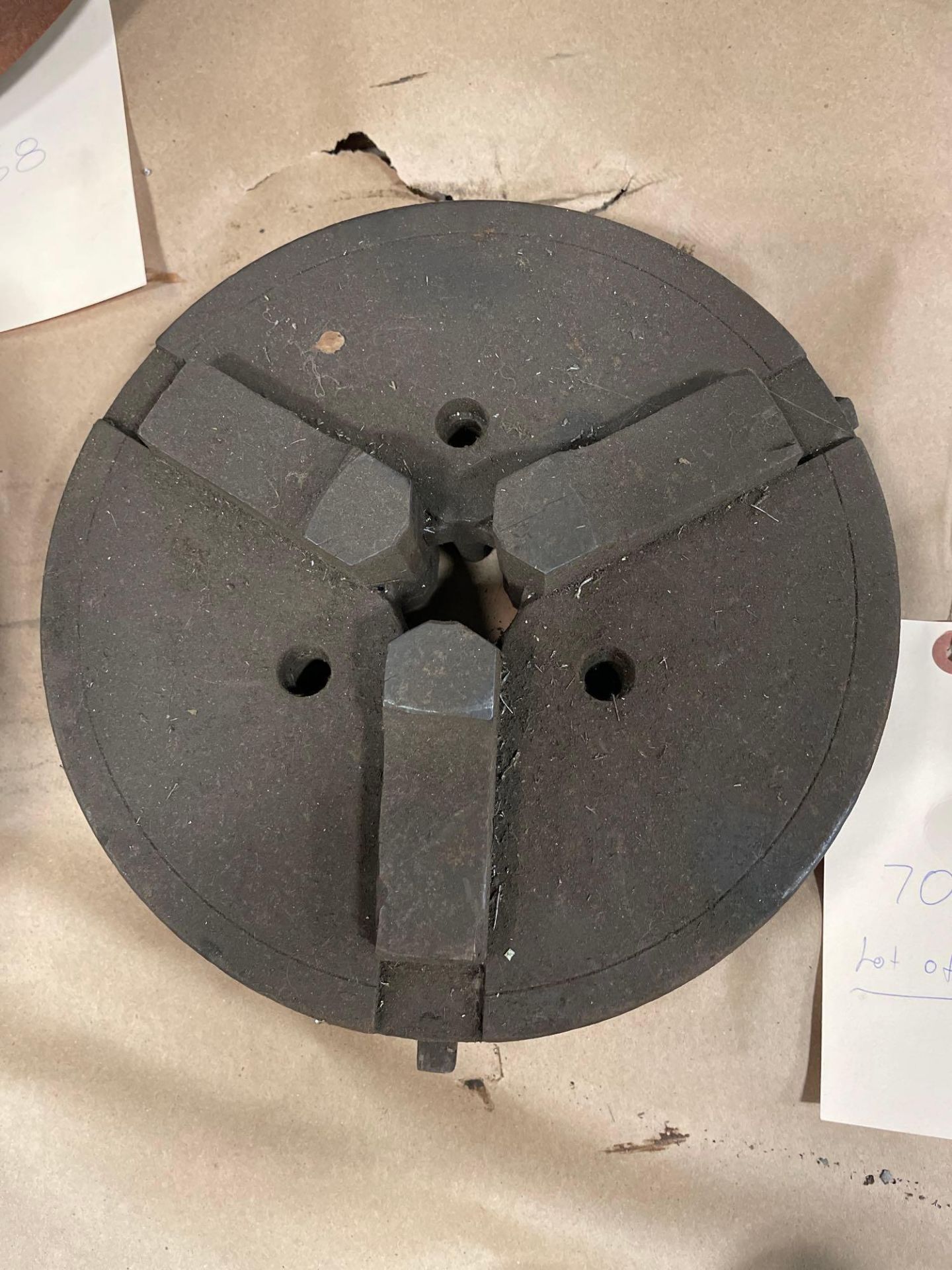 Lot of 3 Chucks: (1) 8" 3-Jaw Chuck, (1) 10" 3-Jaw Chuck, (1) 10" 3-Jaw Chuck - Image 4 of 7