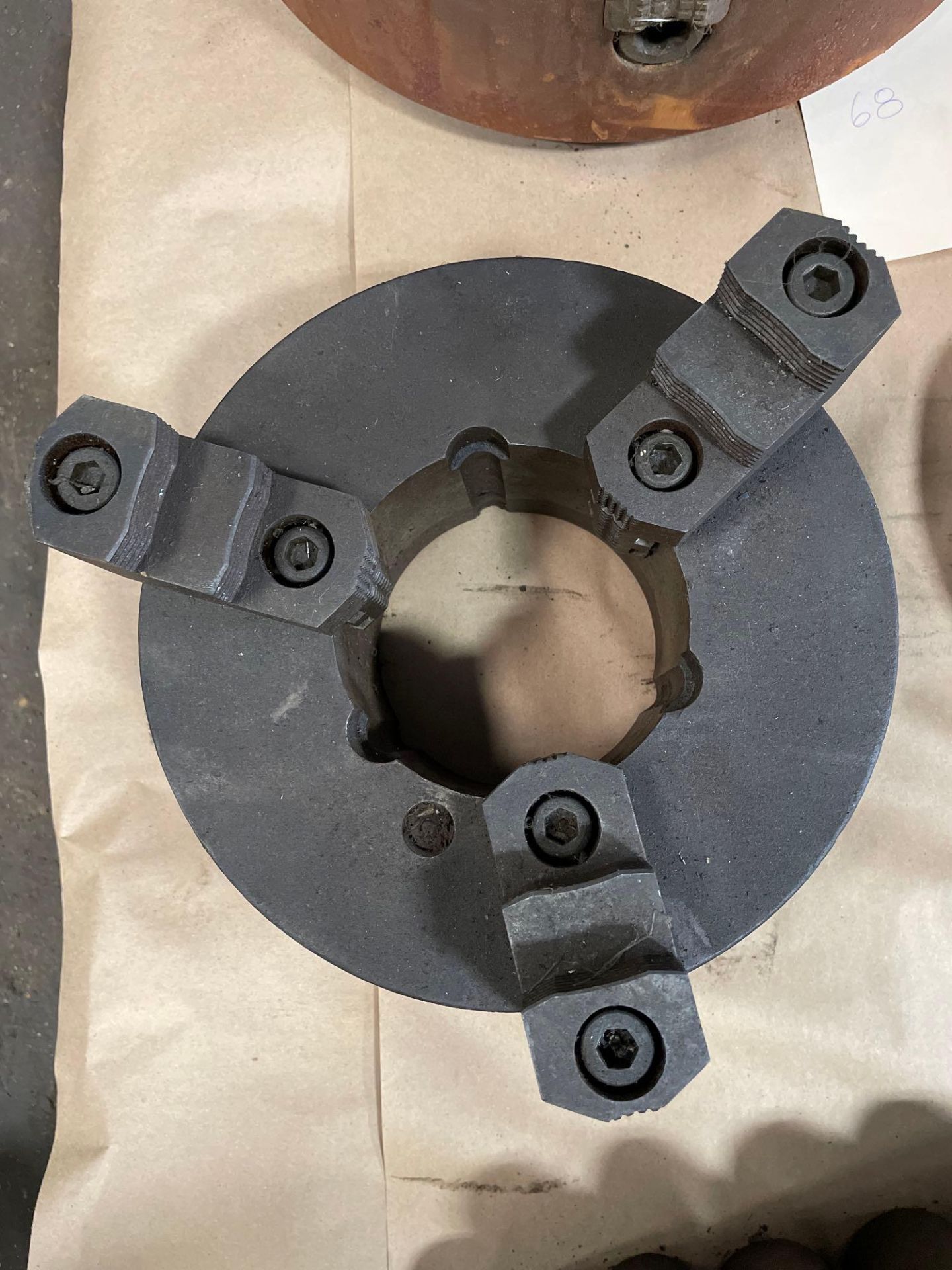 Lot of 3 Chucks: (1) 8" 3-Jaw Chuck, (1) 10" 3-Jaw Chuck, (1) 10" 3-Jaw Chuck - Image 2 of 7