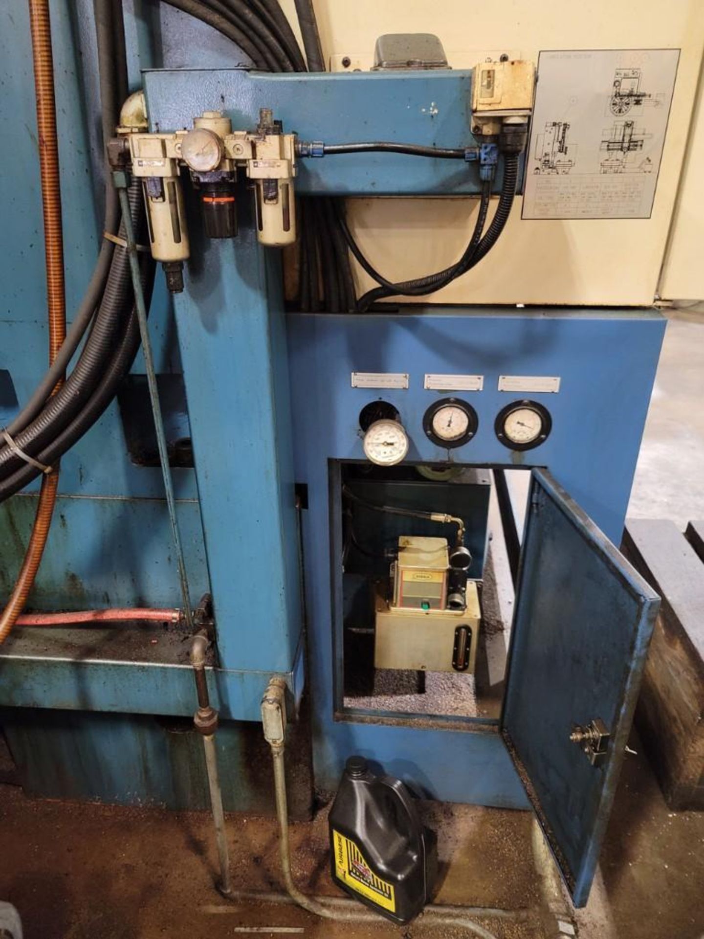 Cyclone YV 1200ATC CNC Vertical Boring Mill - Image 14 of 16