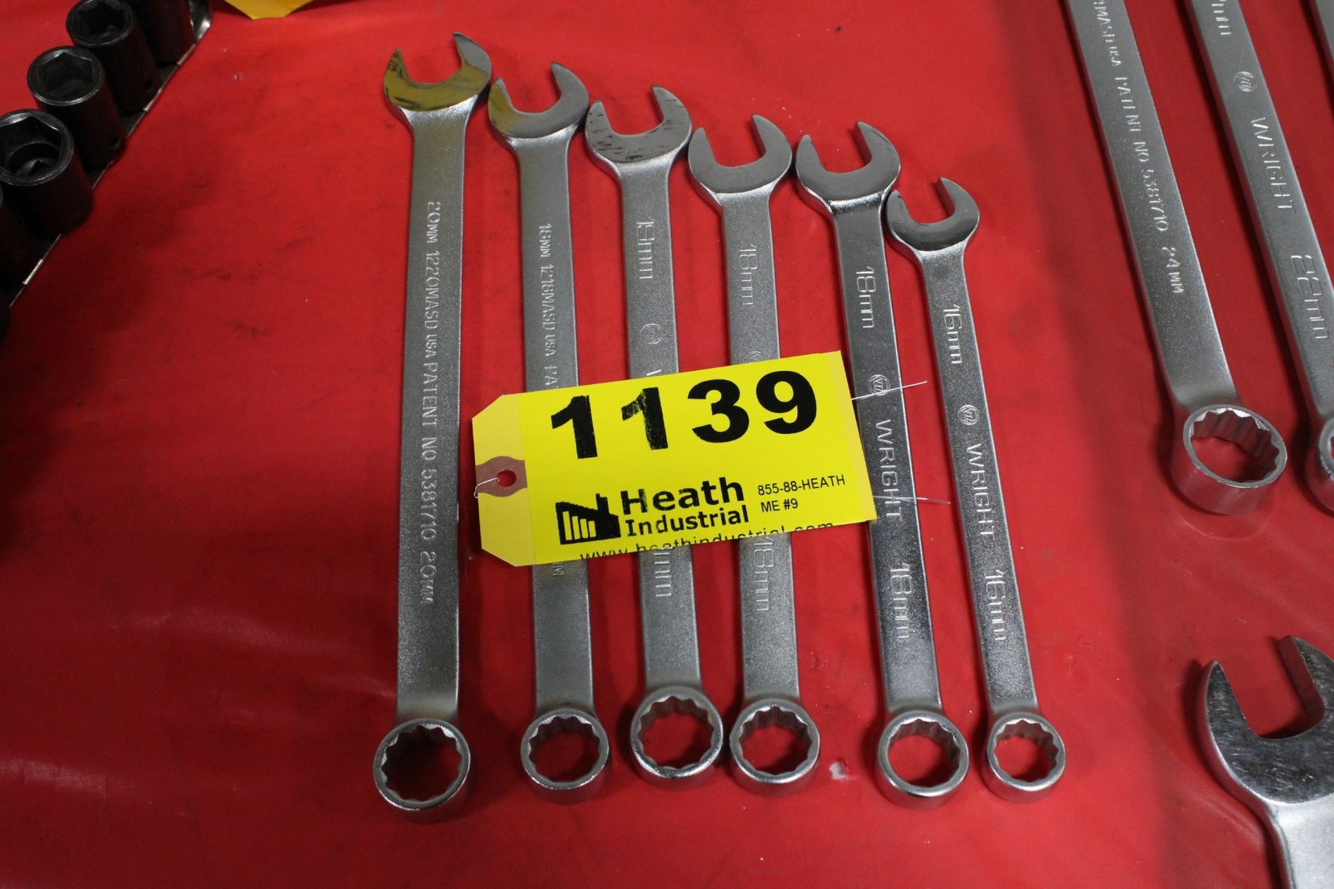 (6) ASSORTED METRIC WRENCHES