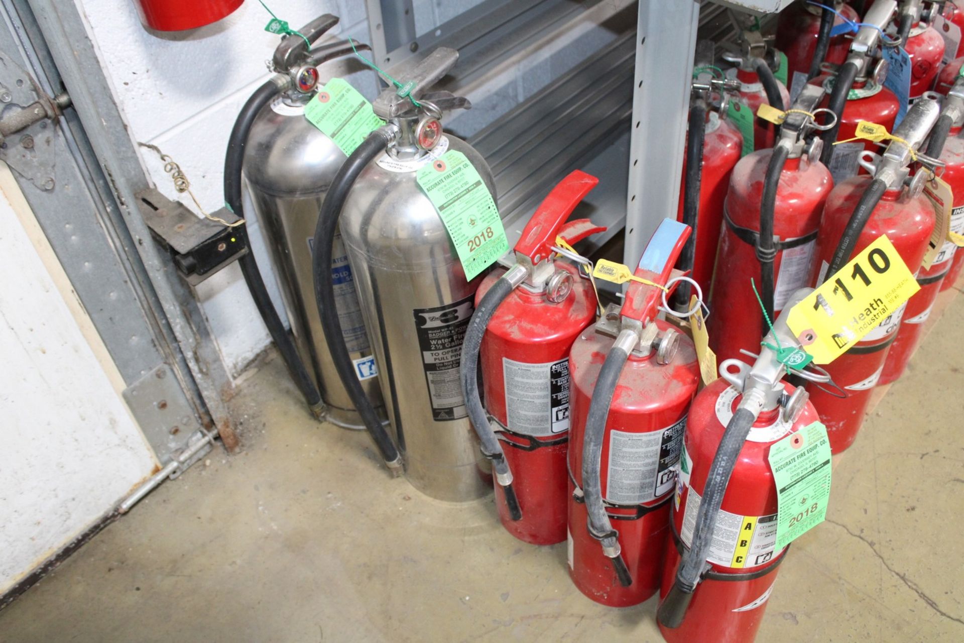 (5) ASSORTED FIRE EXTINGUISERS