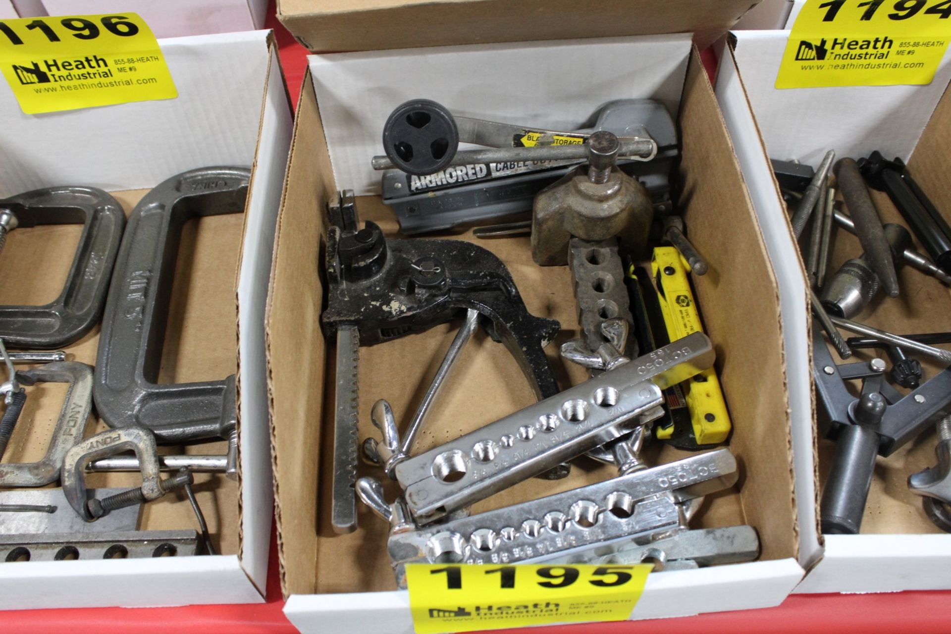 CABLE CUTTER, FLARING TOOLS, ETC. IN (2) BOXES