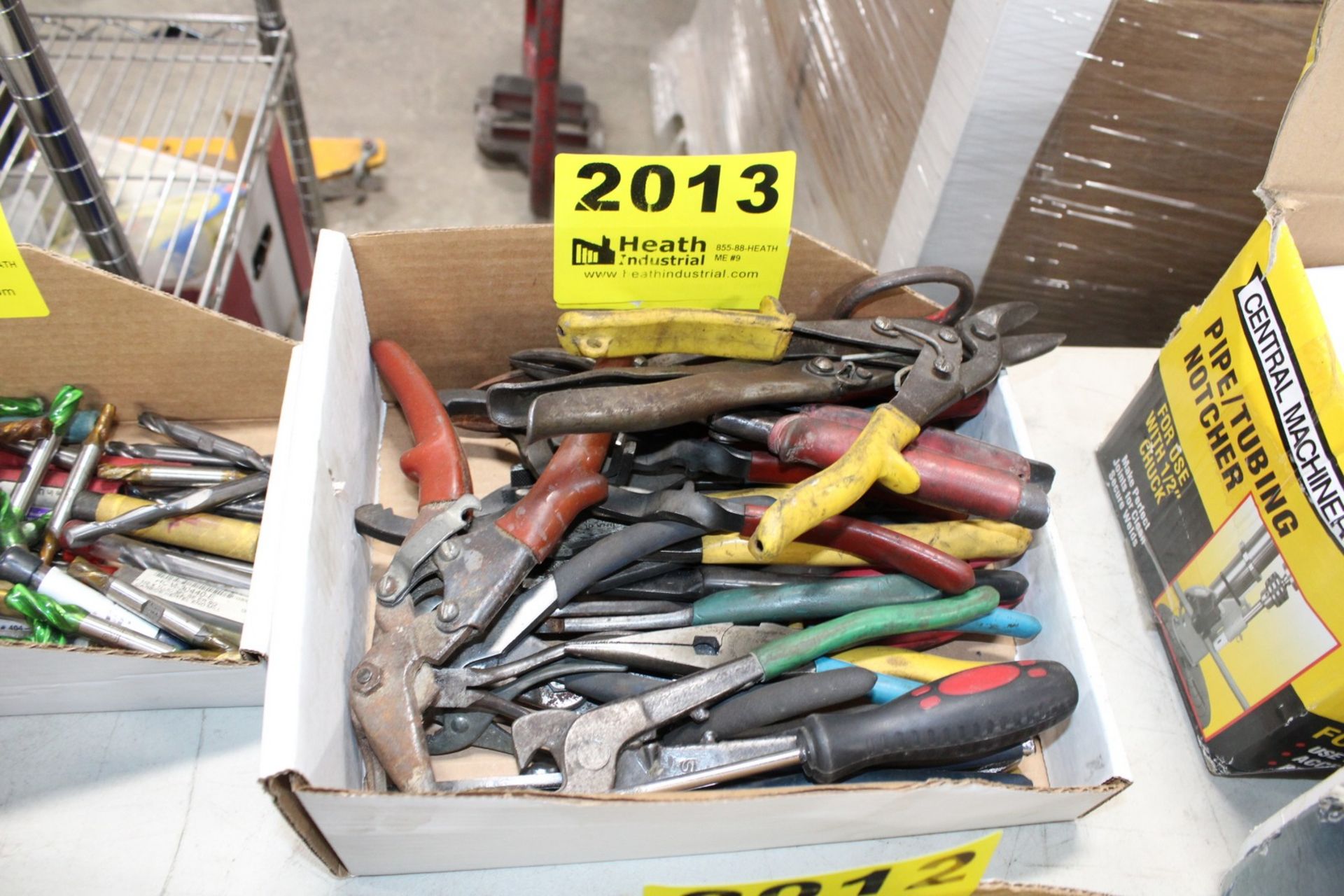 ASSORTED SHEARS & PLIERS