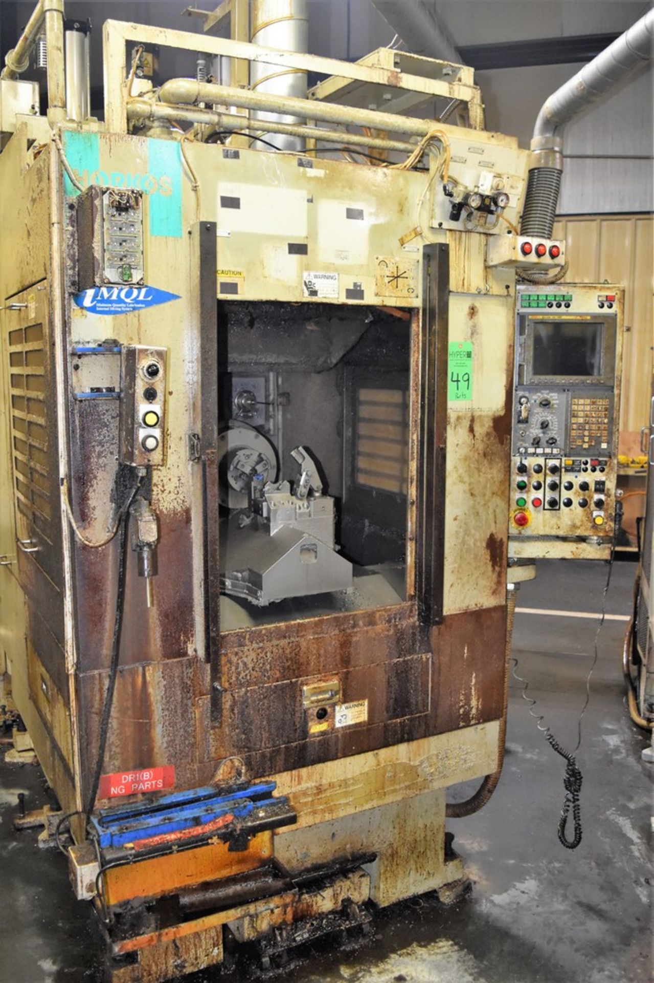 Horkos RS50H-16 3-Axis CNC Horizontal Machining CenterÂ S/N: S08695 (2005)Â 5â€ 3-Jaw Chuck on - Image 2 of 14