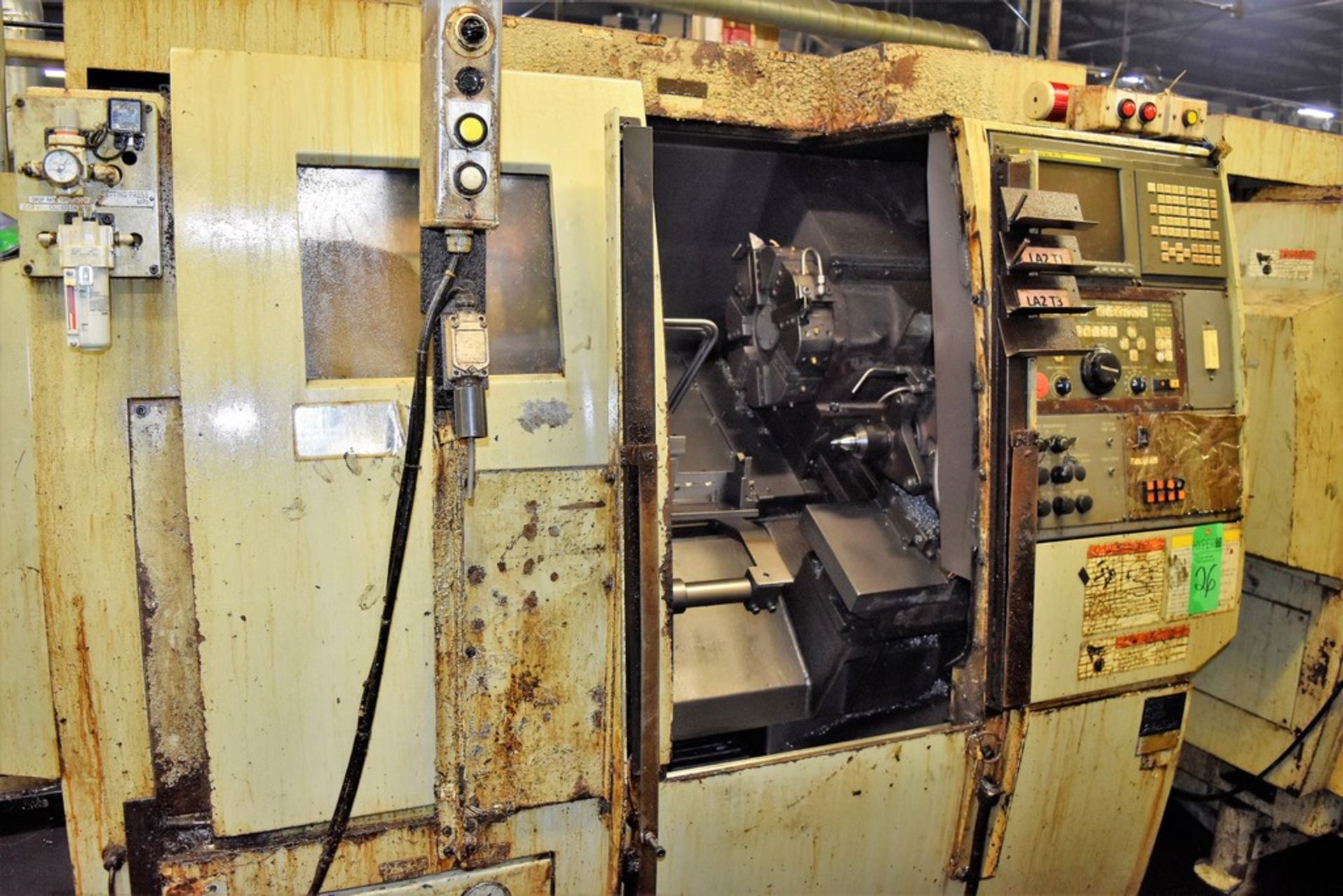 Okuma & Howa HL-20 CNC Lathe S/N: 01418 (2005), 8" 3-Jaw Chuck, 8-Position Turret, Tailstock, - Image 2 of 9