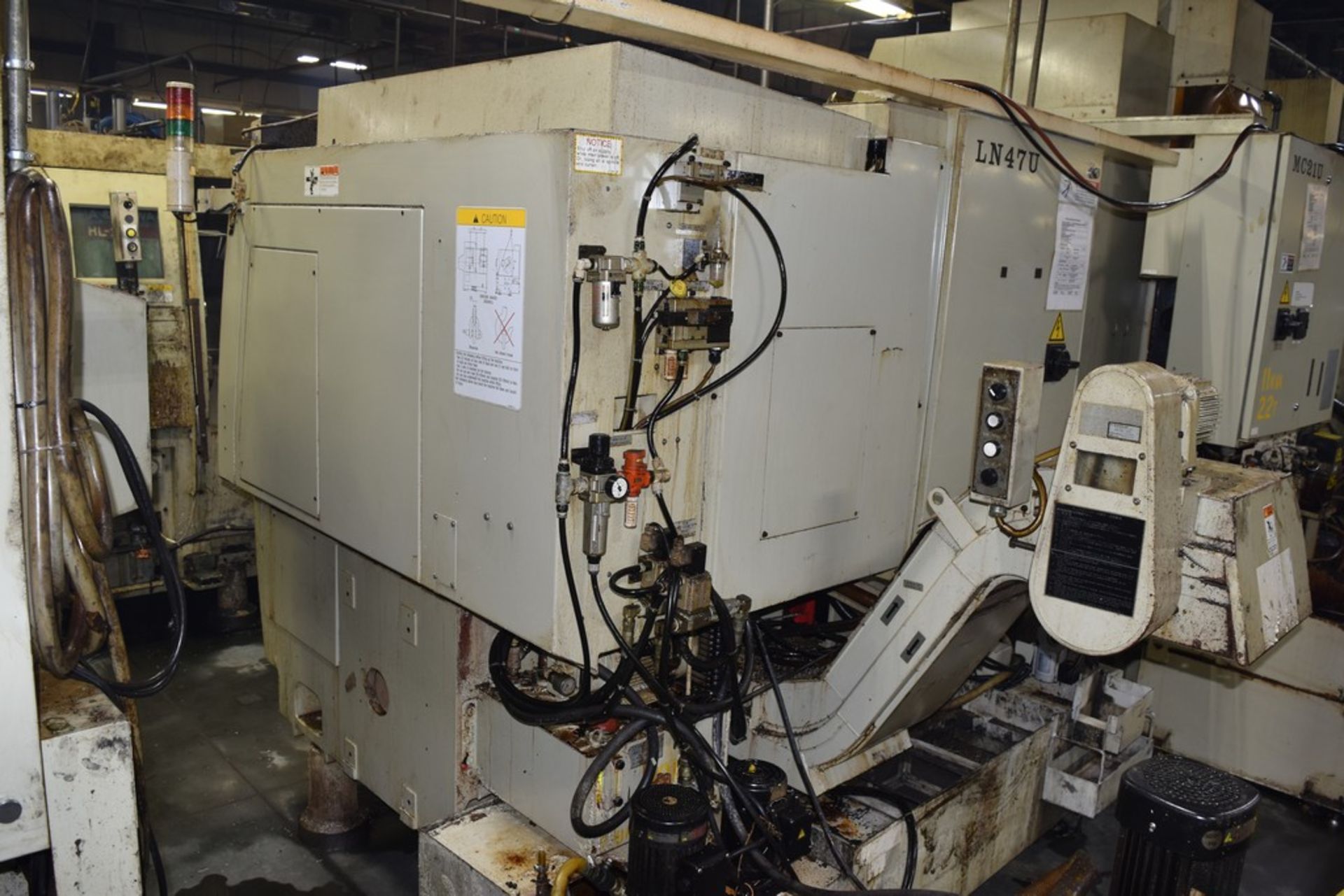 Okuma & Howa HL-20 CNC Lathe S/N: 01412 (2005), 6" x 8" 3-Jaw Chuck, 8-Position Turret, Tailstock, - Image 14 of 17