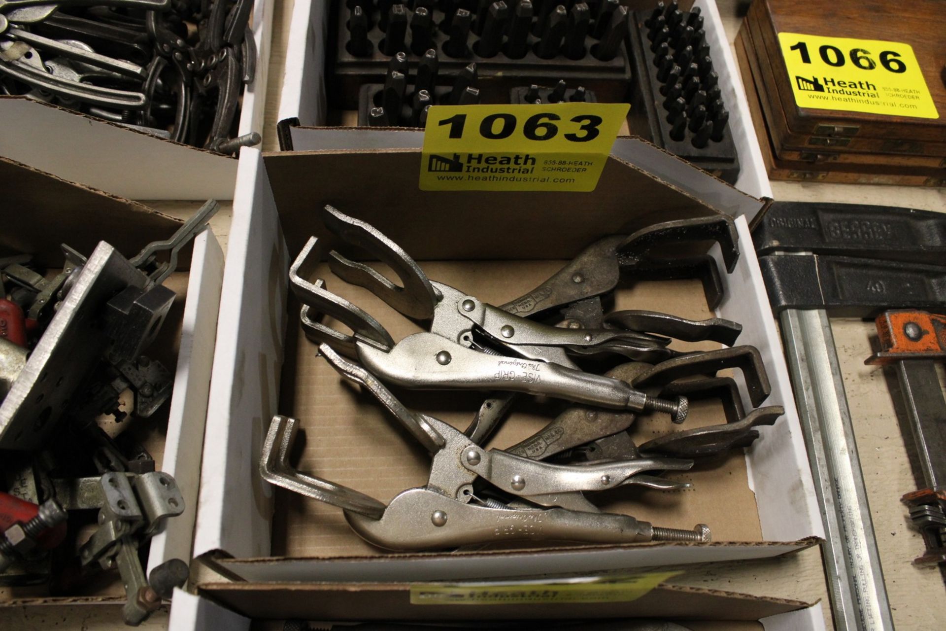 (4) ASSORTED CLAMPING PLIERS