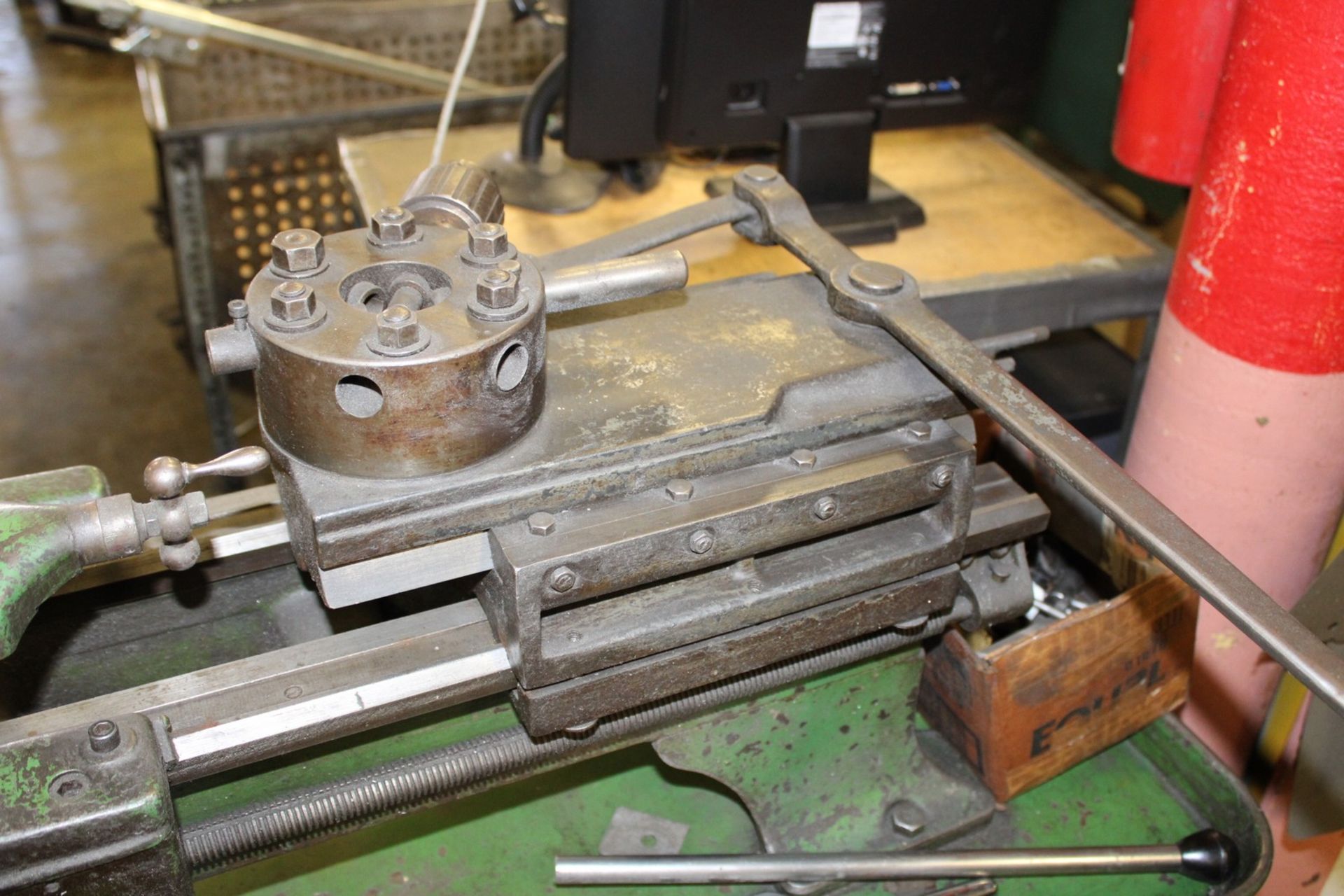 LOGAN 6” X 30” MODEL NO. 850 LATHE: COLLET CLOSURE, TURRET - Image 5 of 6