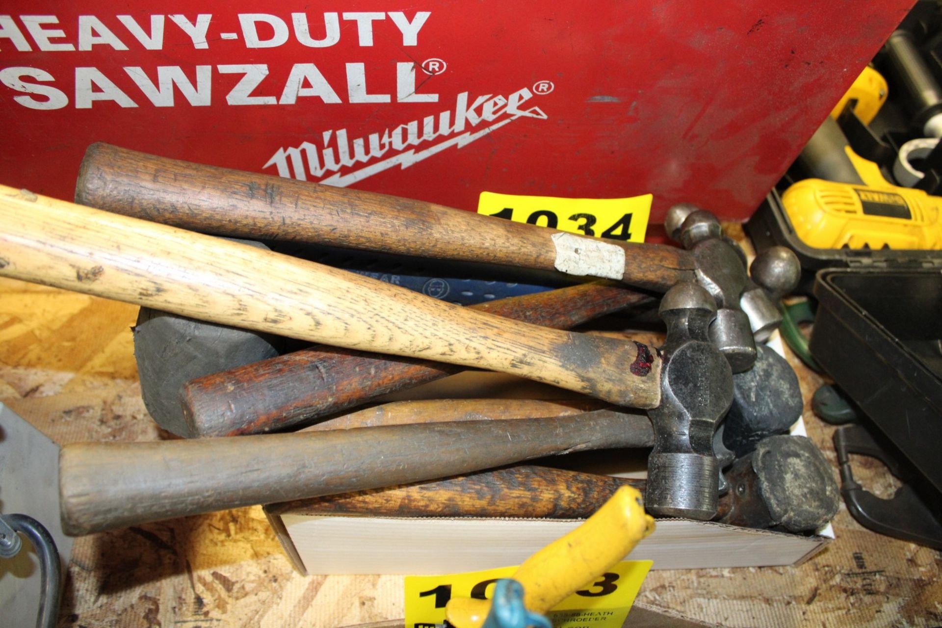 (7) ASSORTED HAMMERS & MALLETS