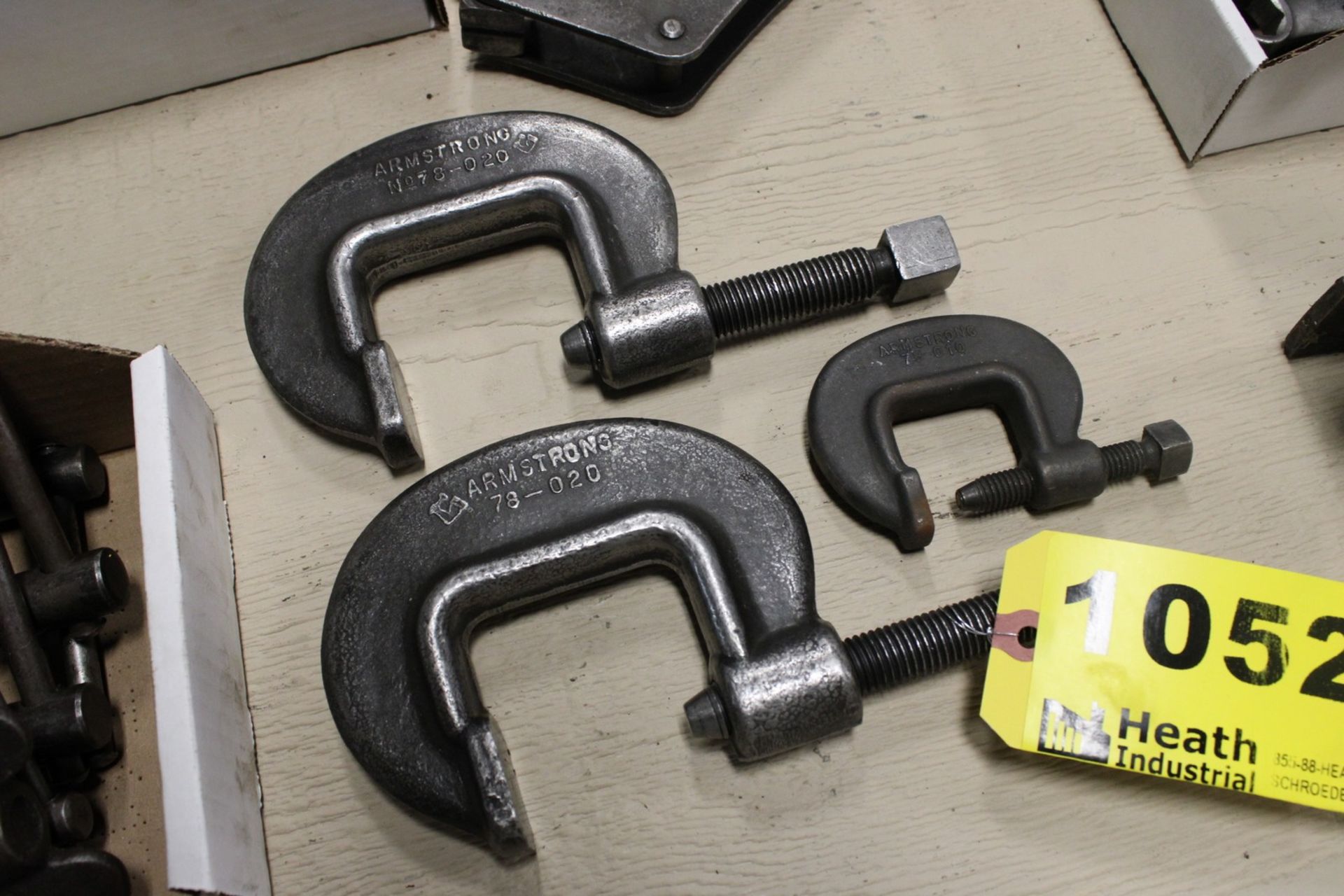 (3) ARMSTRONG WELDING CLAMPS