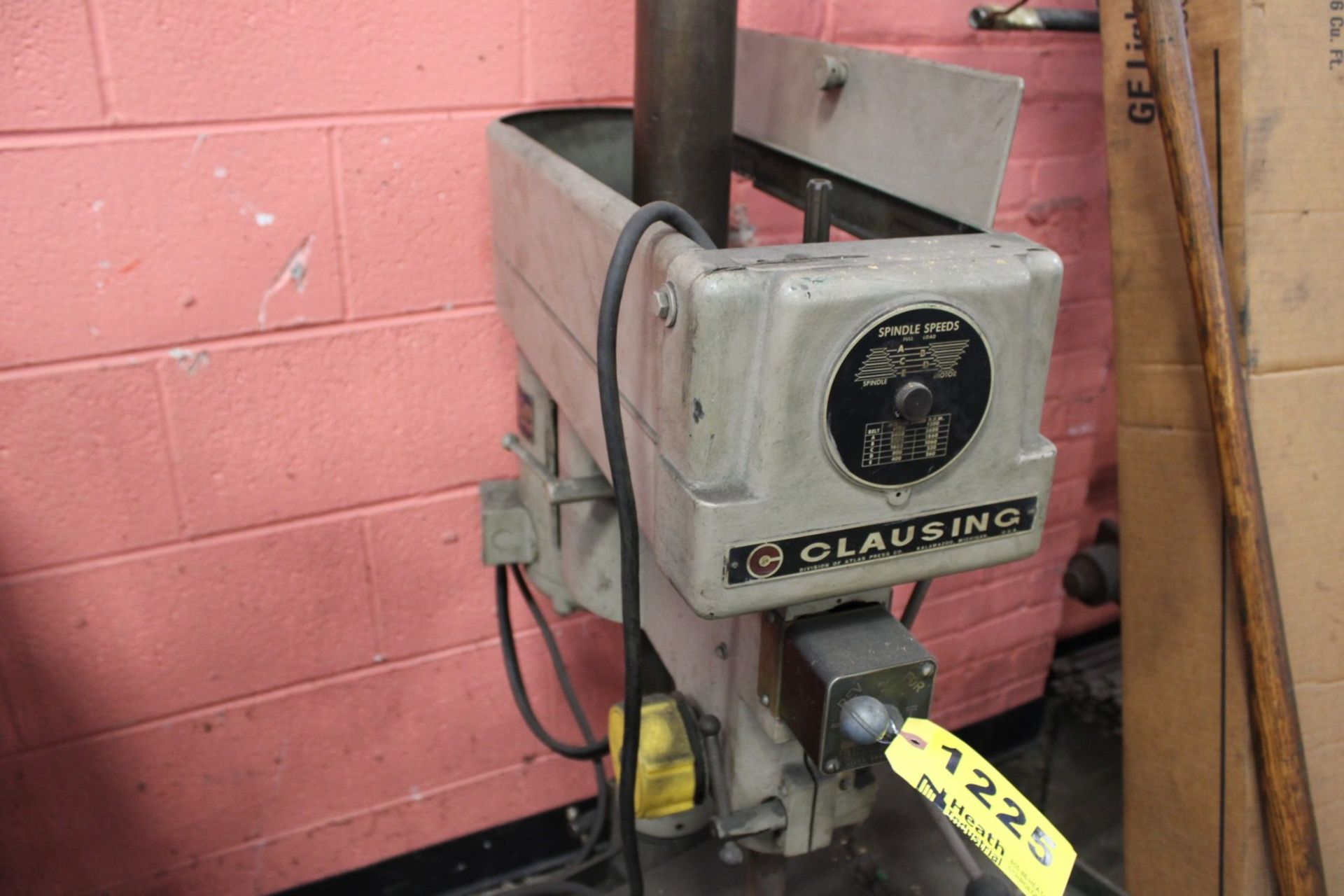 CLAUSING SERIES 16ST 15" VARIABLE SPEED FLOOR STANDING DRILL PRESS S/N 103527 - Image 3 of 3