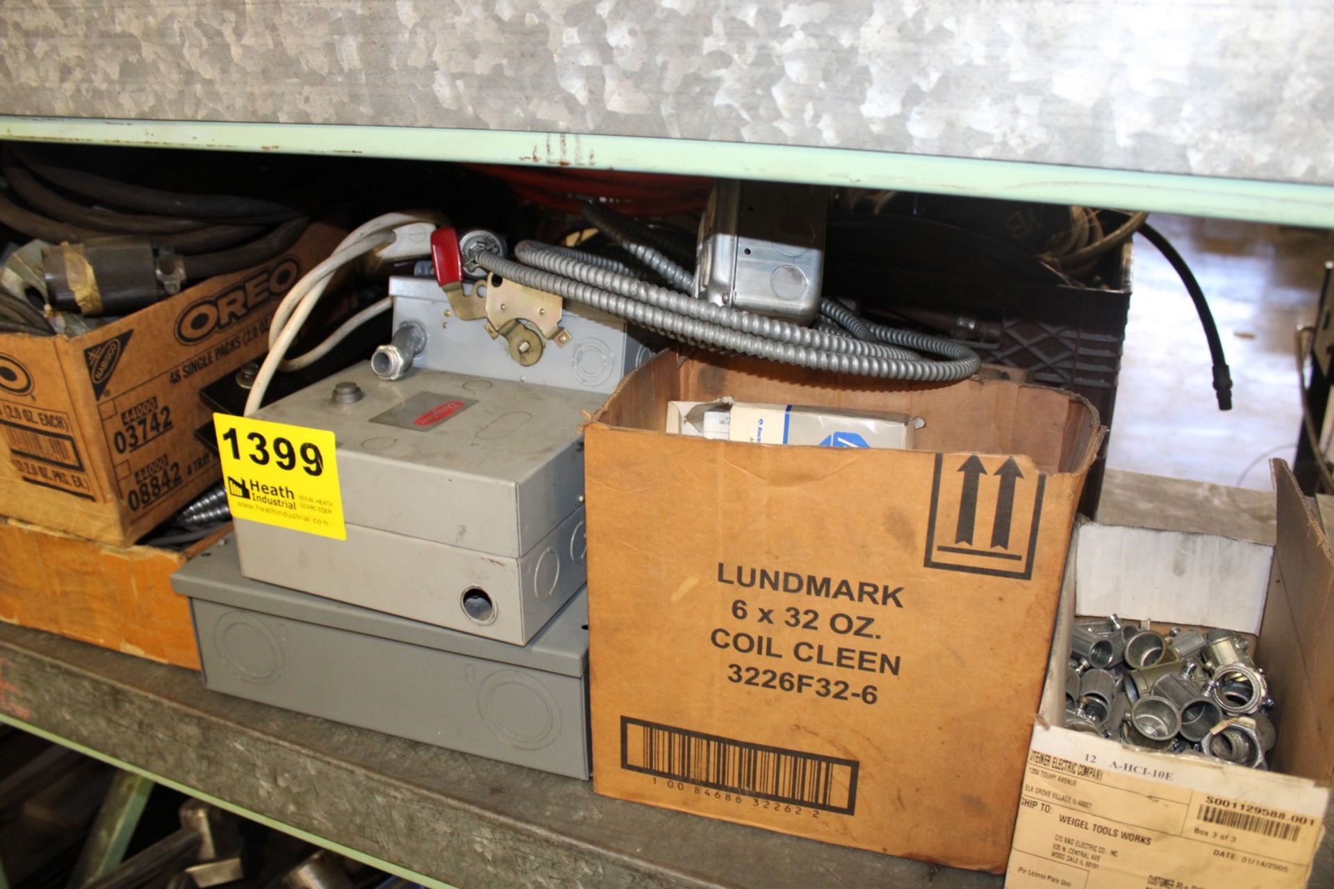 ASSORTED ELECTRICAL BOXES, BALLASTS, FITTINGS - Image 2 of 3