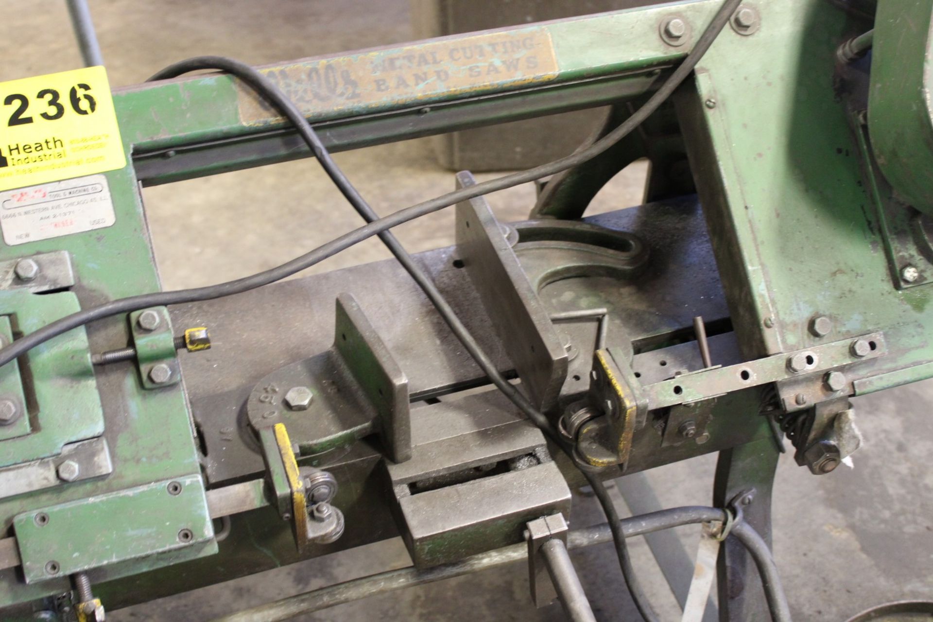 WELLS MODEL 58B HORIZONTAL BANDSAW: S/N 4026 - Image 2 of 4