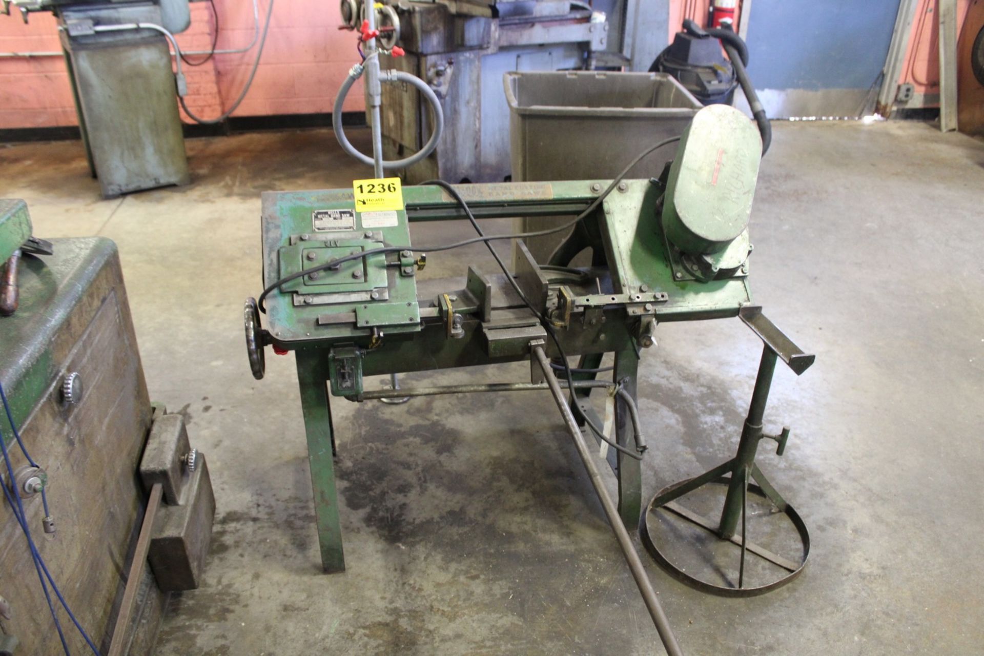 WELLS MODEL 58B HORIZONTAL BANDSAW: S/N 4026