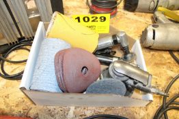(3) PNEUMATIC TOOLS WITH ASSORTED ABRASIVES