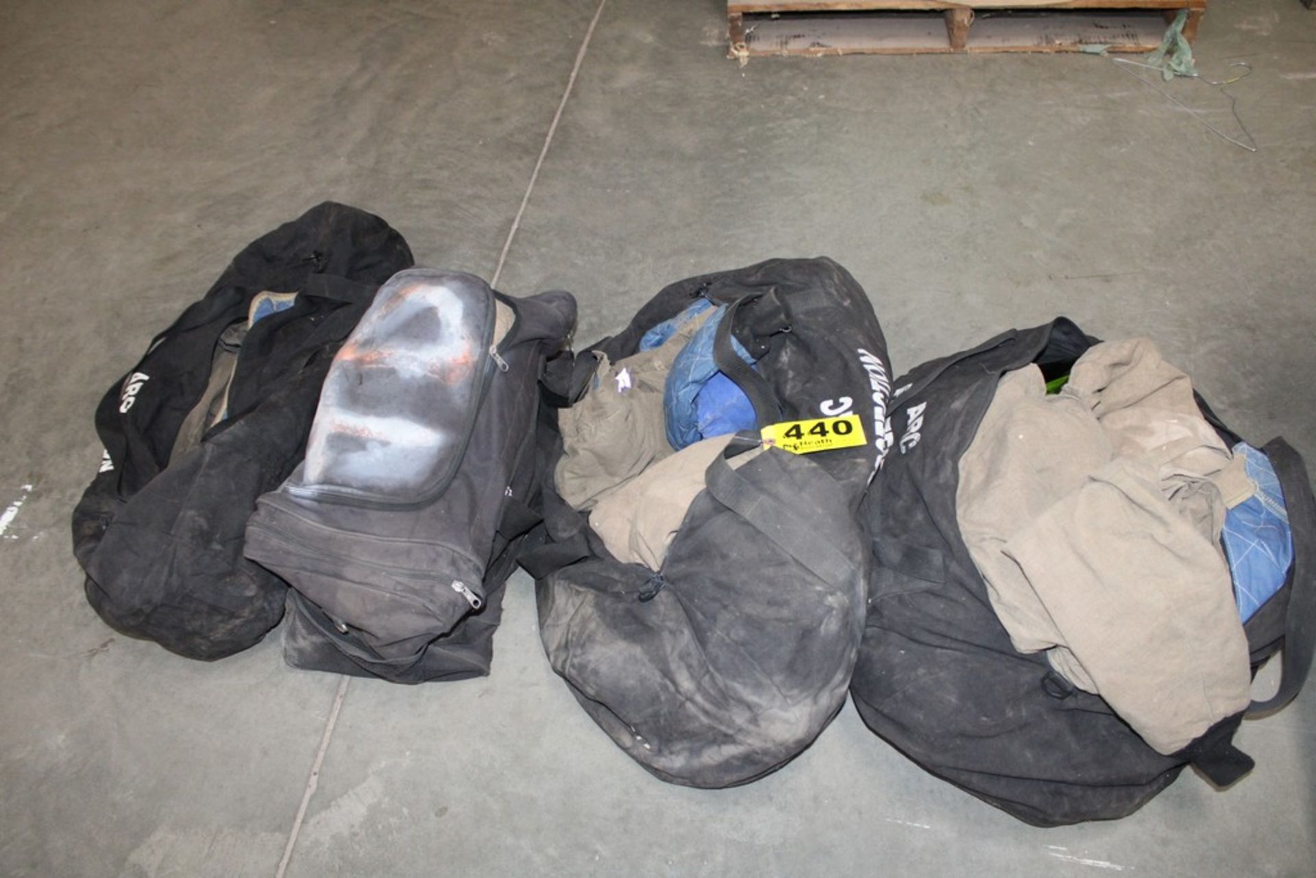 (4) BAGS OF PROTECTIVE APPAREL