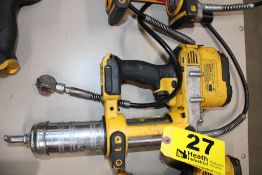 DEWALT MODEL DCGG571 CORDLESS GREASE GUN, WITH BATTERY, NO CHARGER