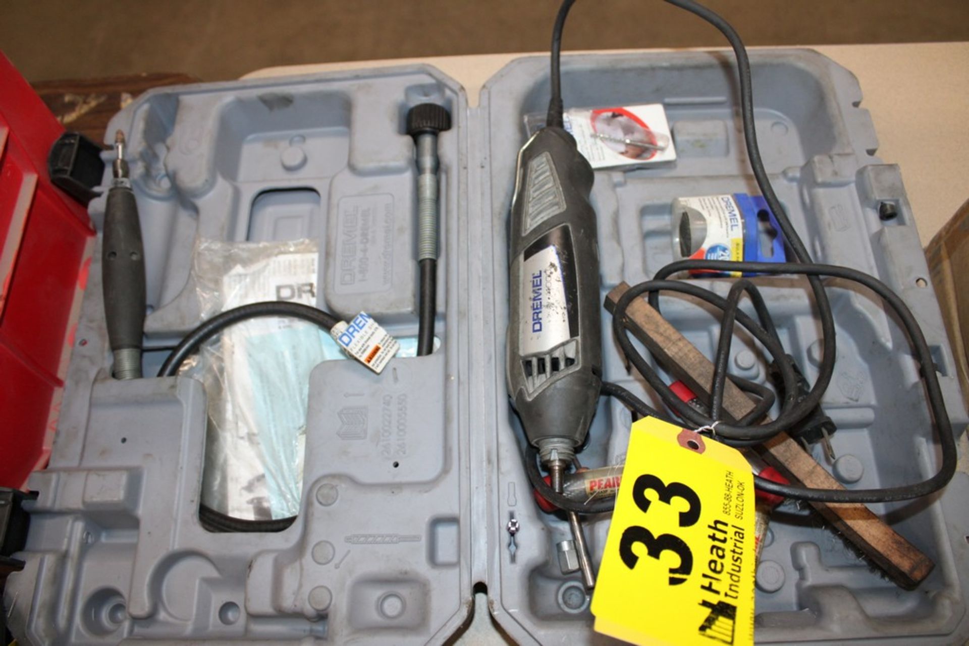 DREMEL MODEL 4000 ROTARY TOOL WITH ACCESSORIES AND CASE