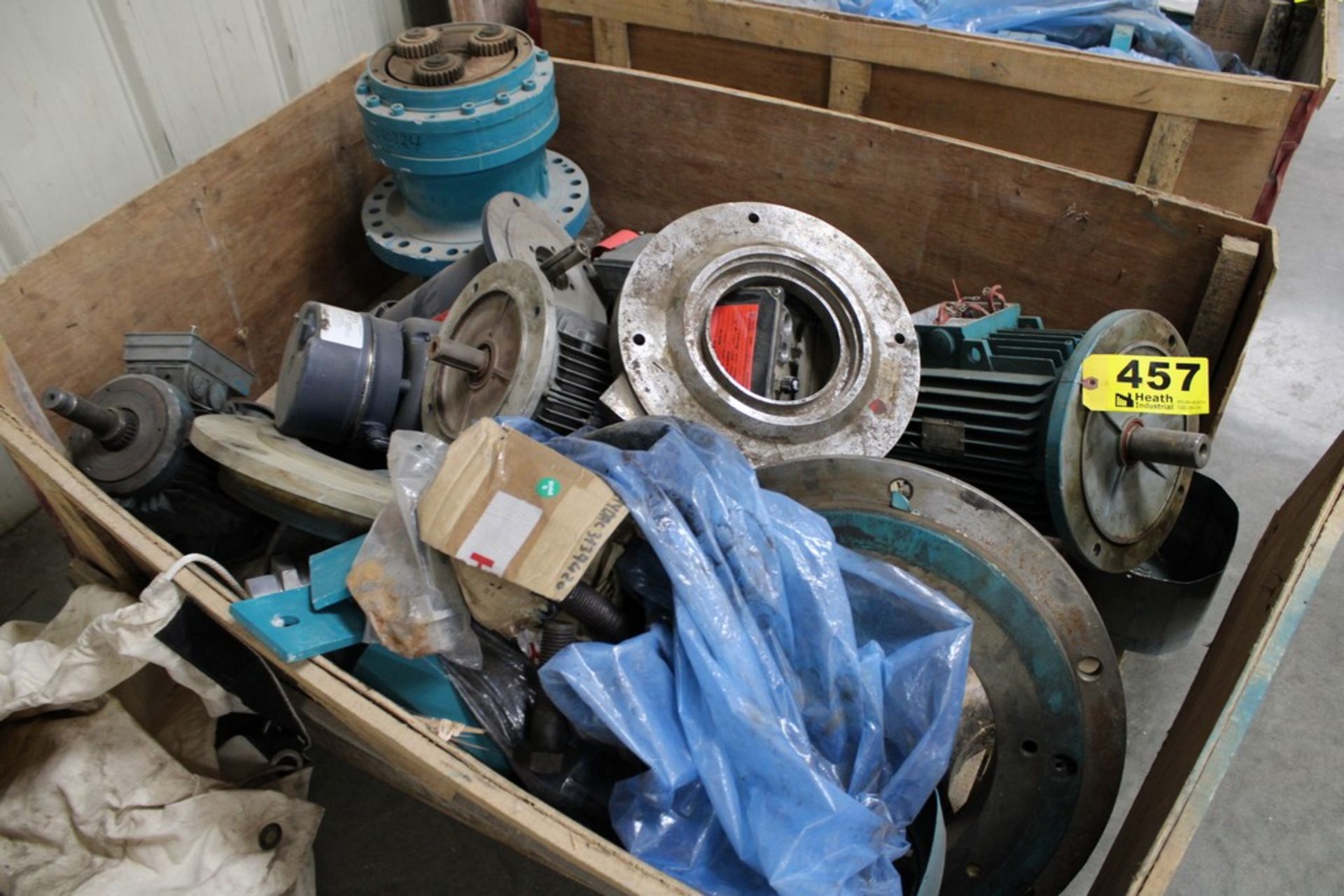 ASSORTED ELECTRIC MOTORS, MISC. ON PALLET