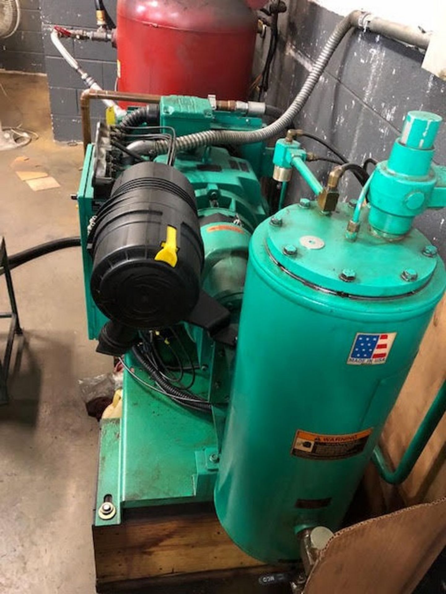 SULLIVAN PLATEK 25 HP MODEL 25D4 ROTARY SCREW AIR COMPRESSOR:230/3/60 - Image 2 of 5