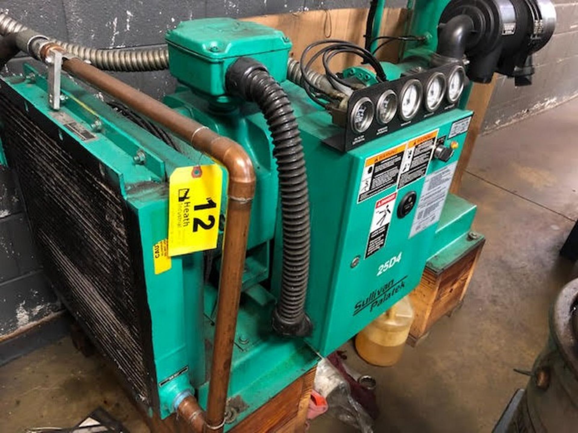 SULLIVAN PLATEK 25 HP MODEL 25D4 ROTARY SCREW AIR COMPRESSOR:230/3/60 - Image 3 of 5