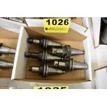 (5) CAT 40 COLLET TYPE TOOL HOLDERS