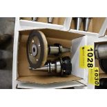 (2) CAT 40 TOOL HOLDERS, 1 MILLING CUTTER, 1 DIAMOND WHEEL