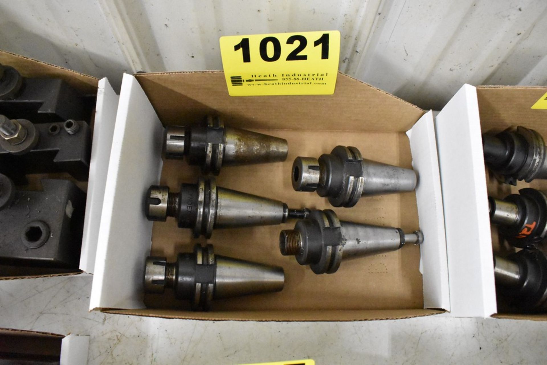 (5) CAT 40 COLLET TYPE TOOL HOLDERS