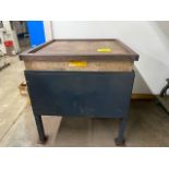36" X 36" GRANITE SURFACE PLATE WITH STEEL STAND AND COVER