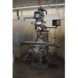 LAGUN 2.2 KW MODEL FTV-2S-E VARIABLE SPEED RAM TYPE VERTICAL MILL, S/N N/A, 11" X 54" POWER FEED